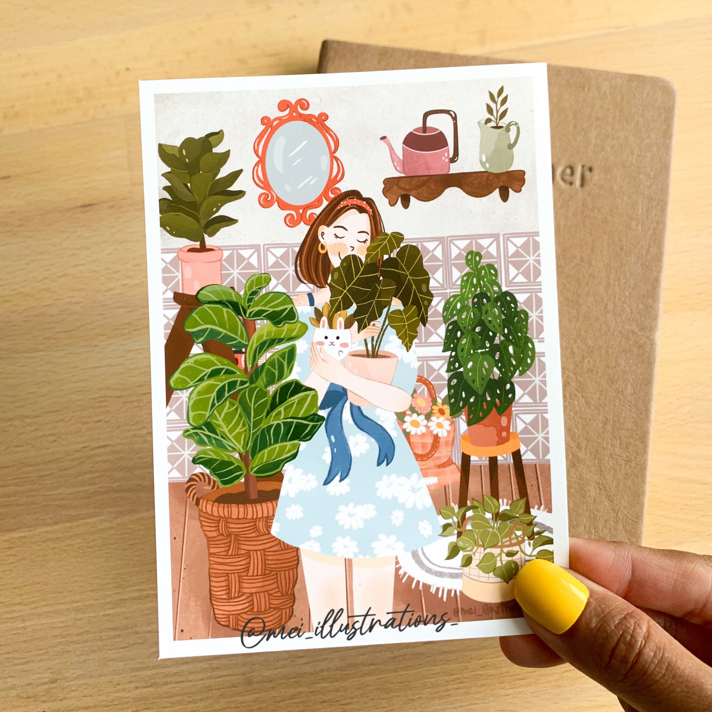 Plant lady 03 Art print