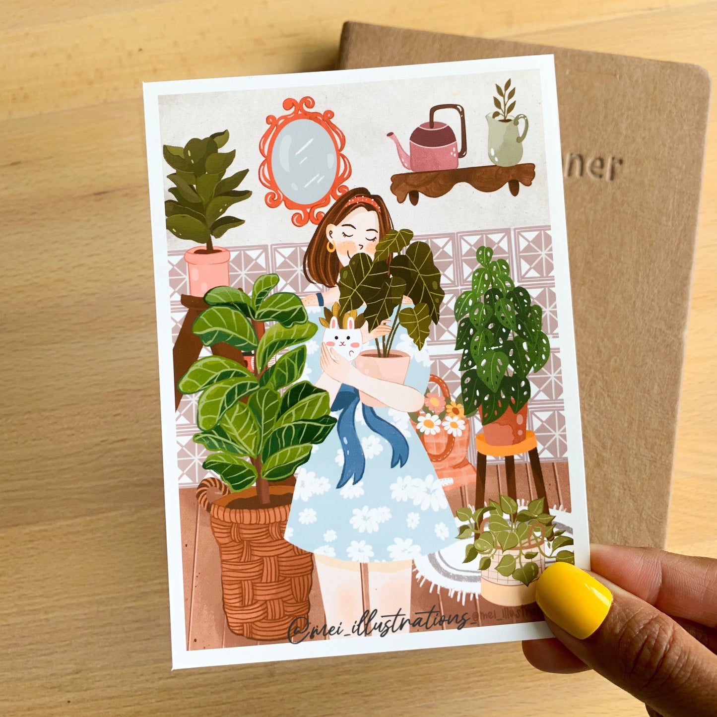 Plant lady 03 Art print