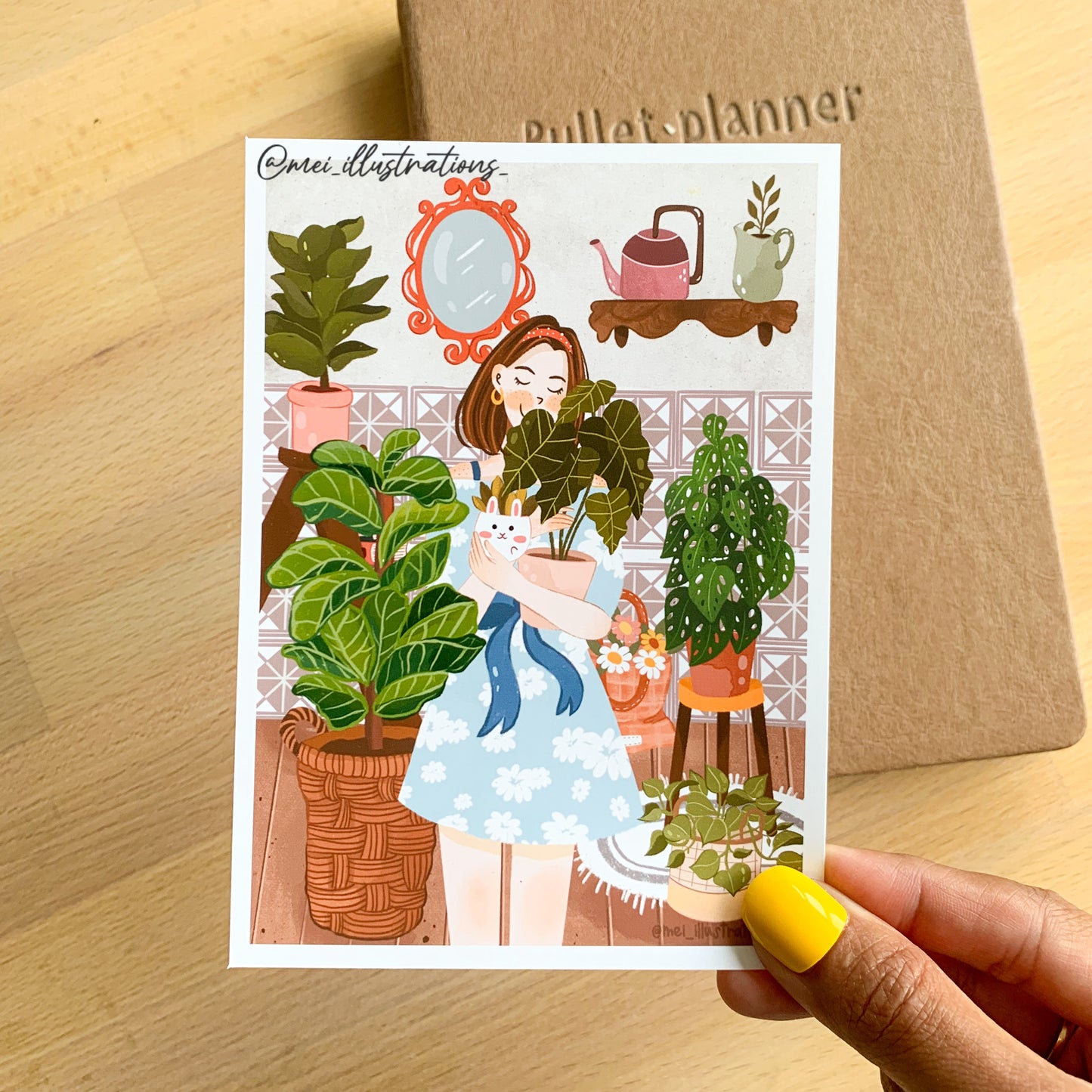 Plant lady 03 Art print
