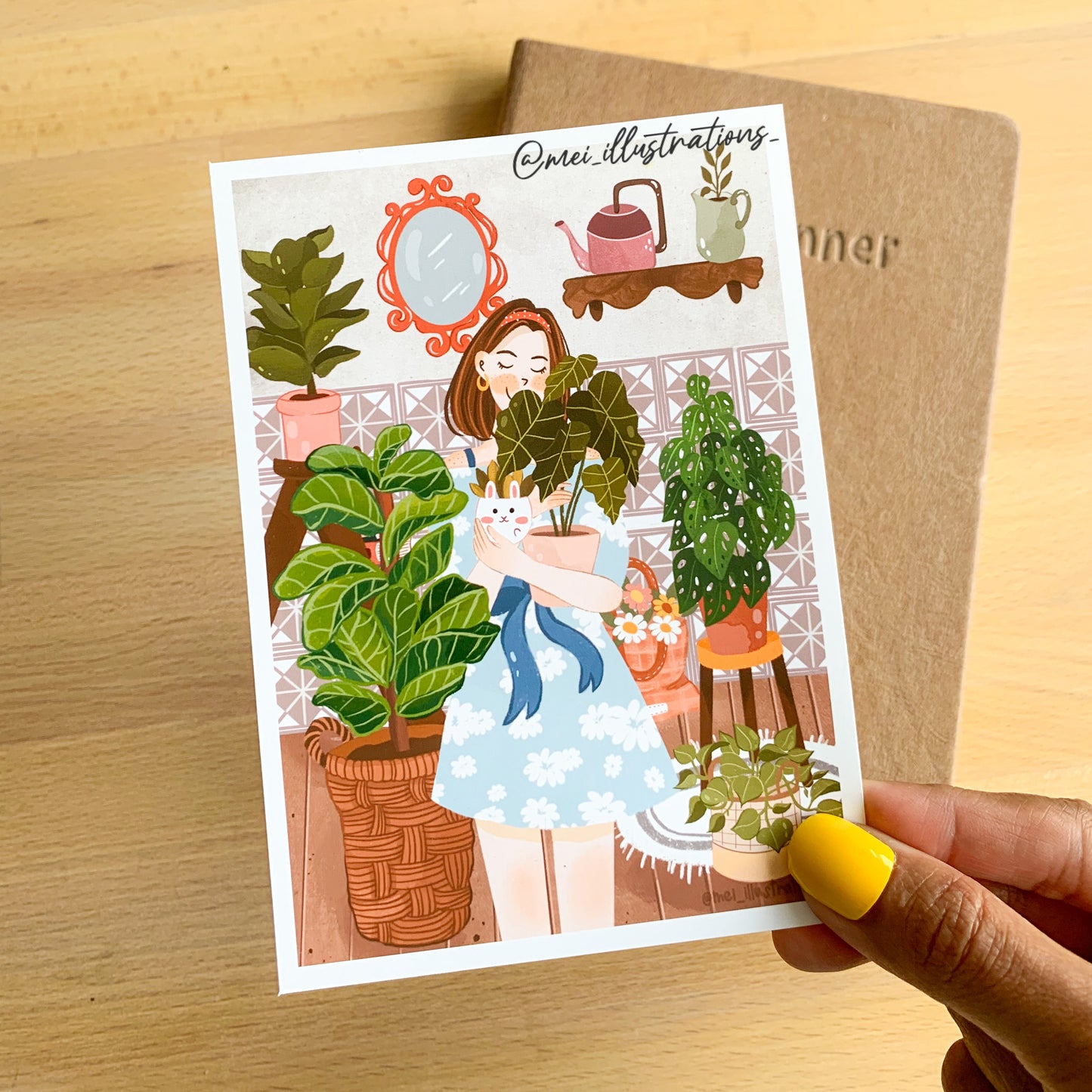 Plant lady 03 Art print