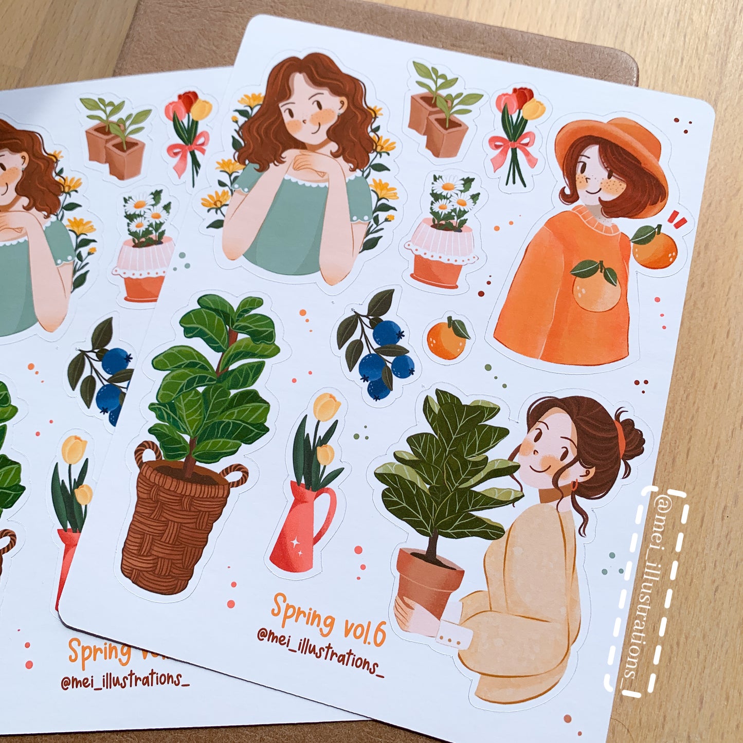 Spring vol.6 sticker sheet