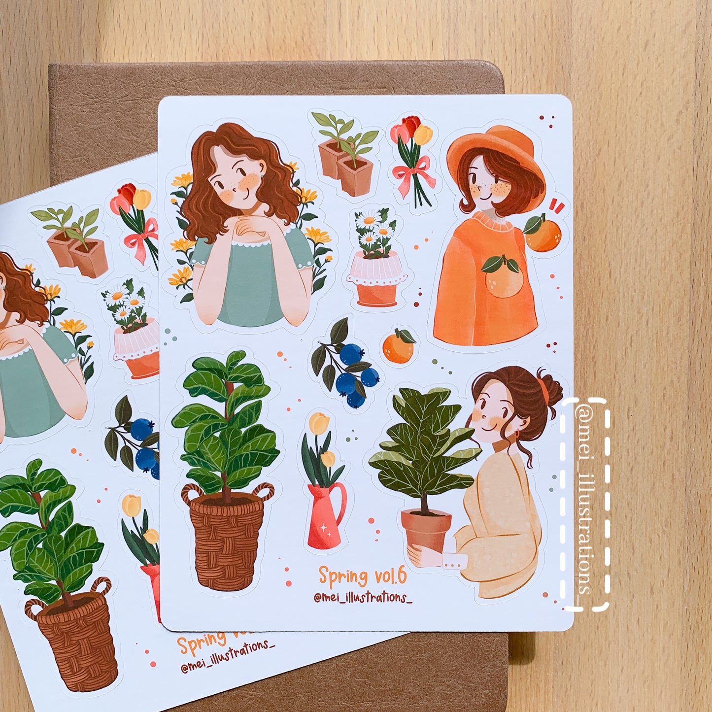Spring vol.6 sticker sheet