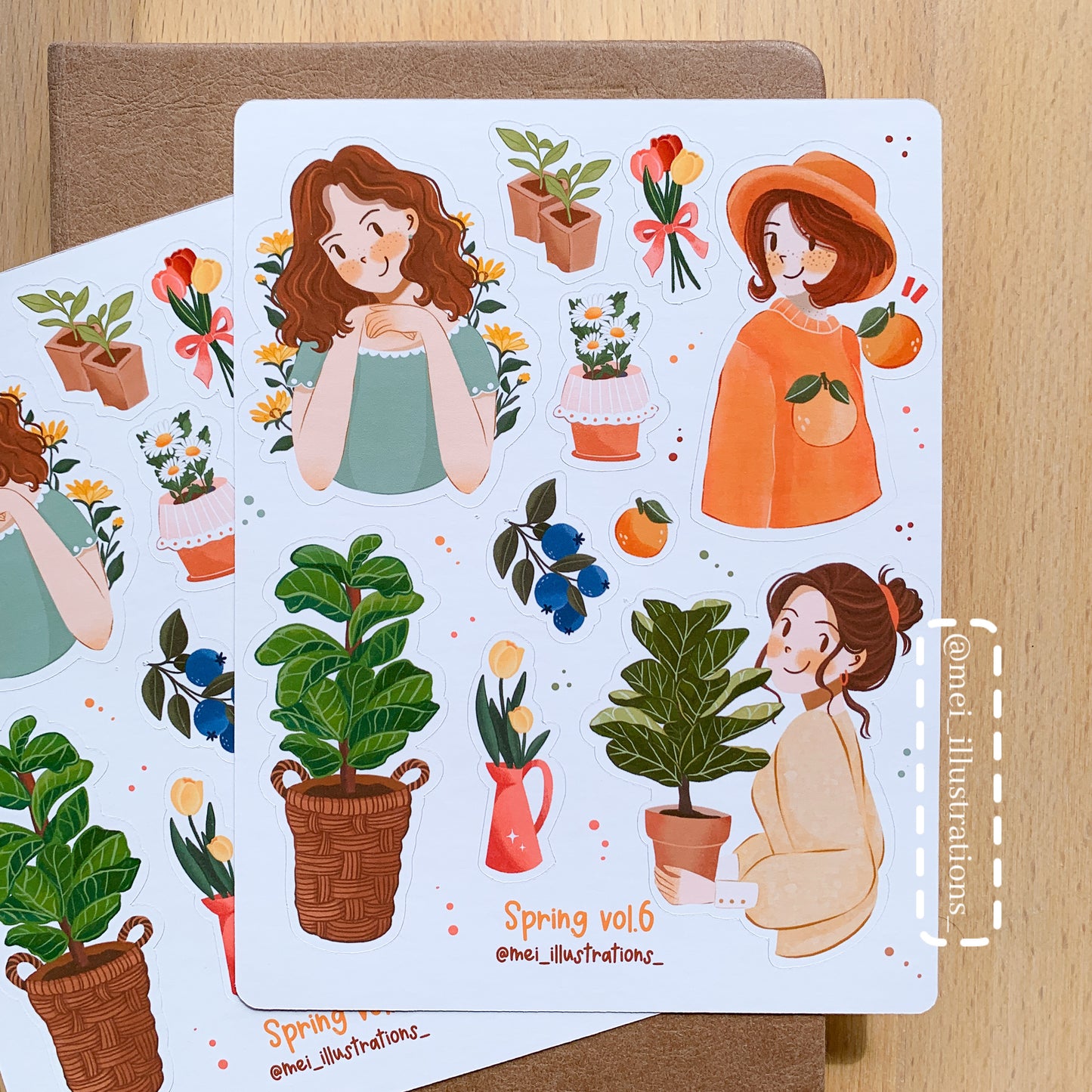 Spring vol.6 sticker sheet