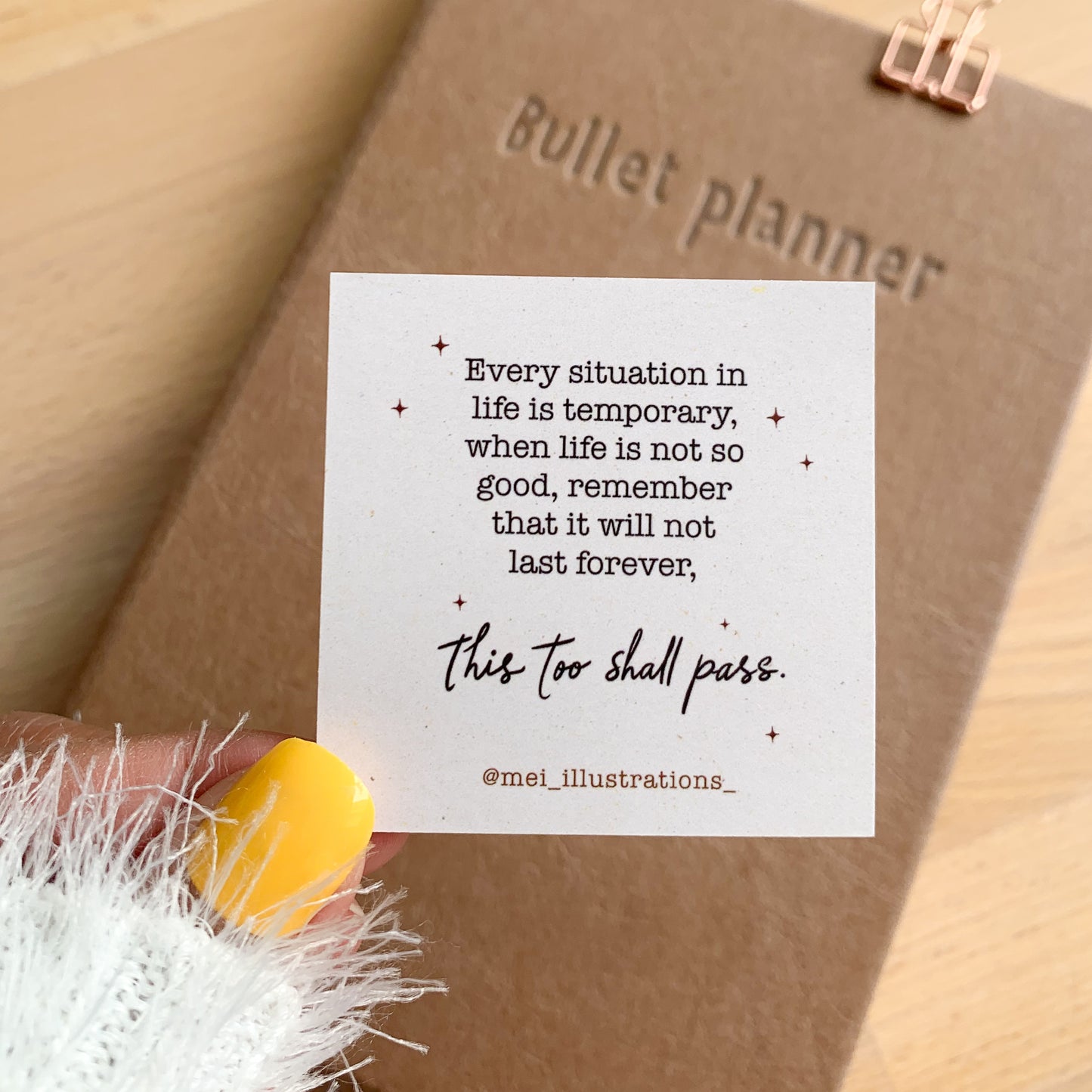 Book quote enamel pin