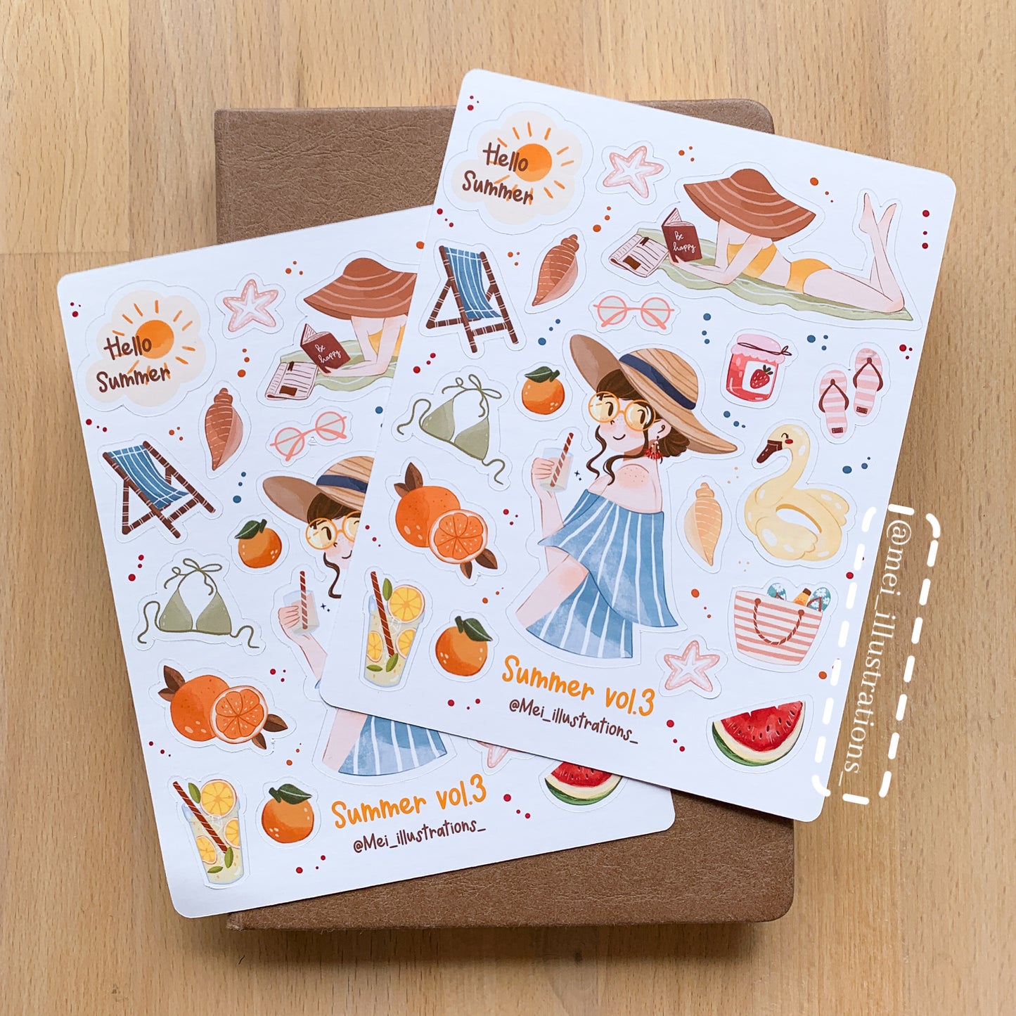 Summer vol.3 sticker sheet