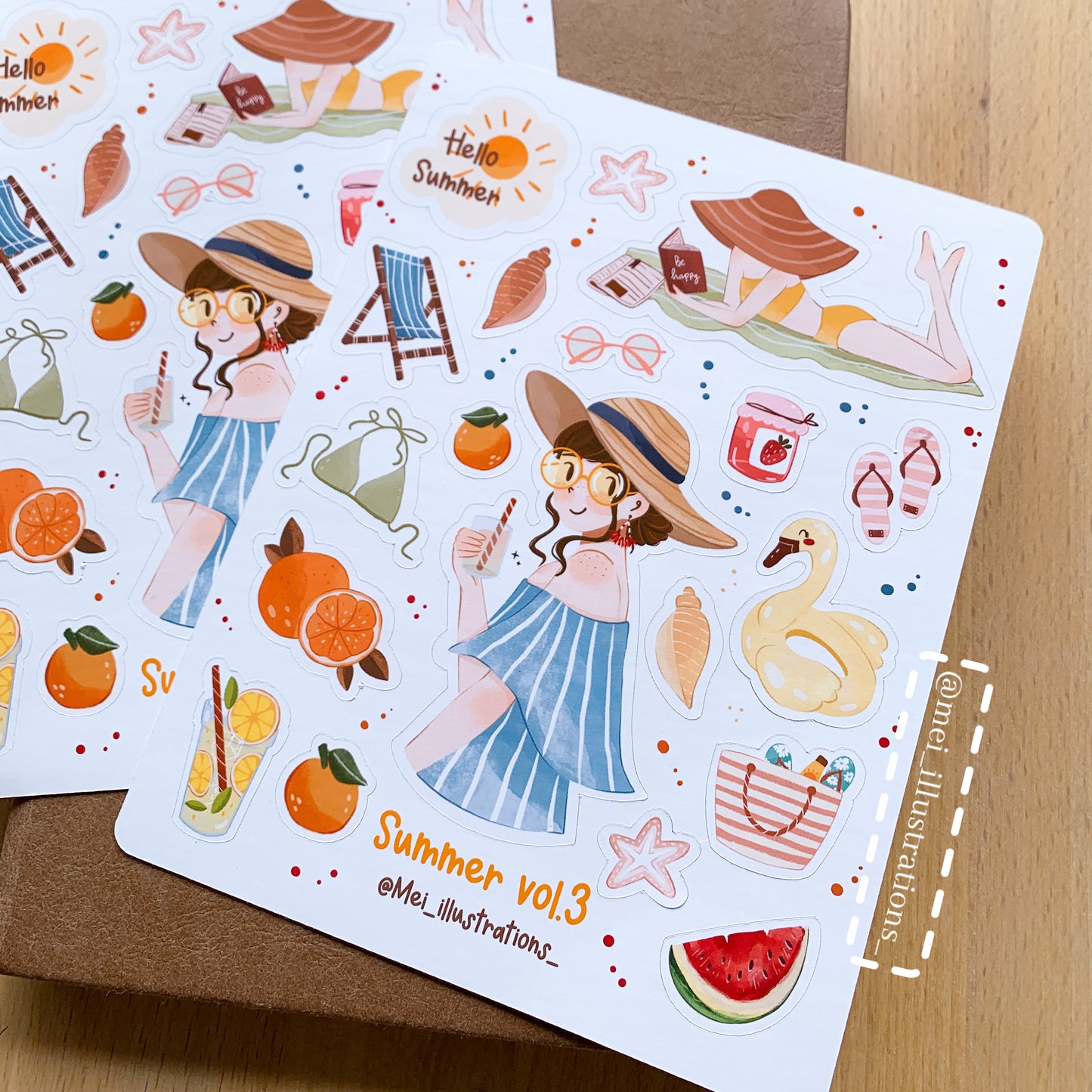 Summer vol.3 sticker sheet