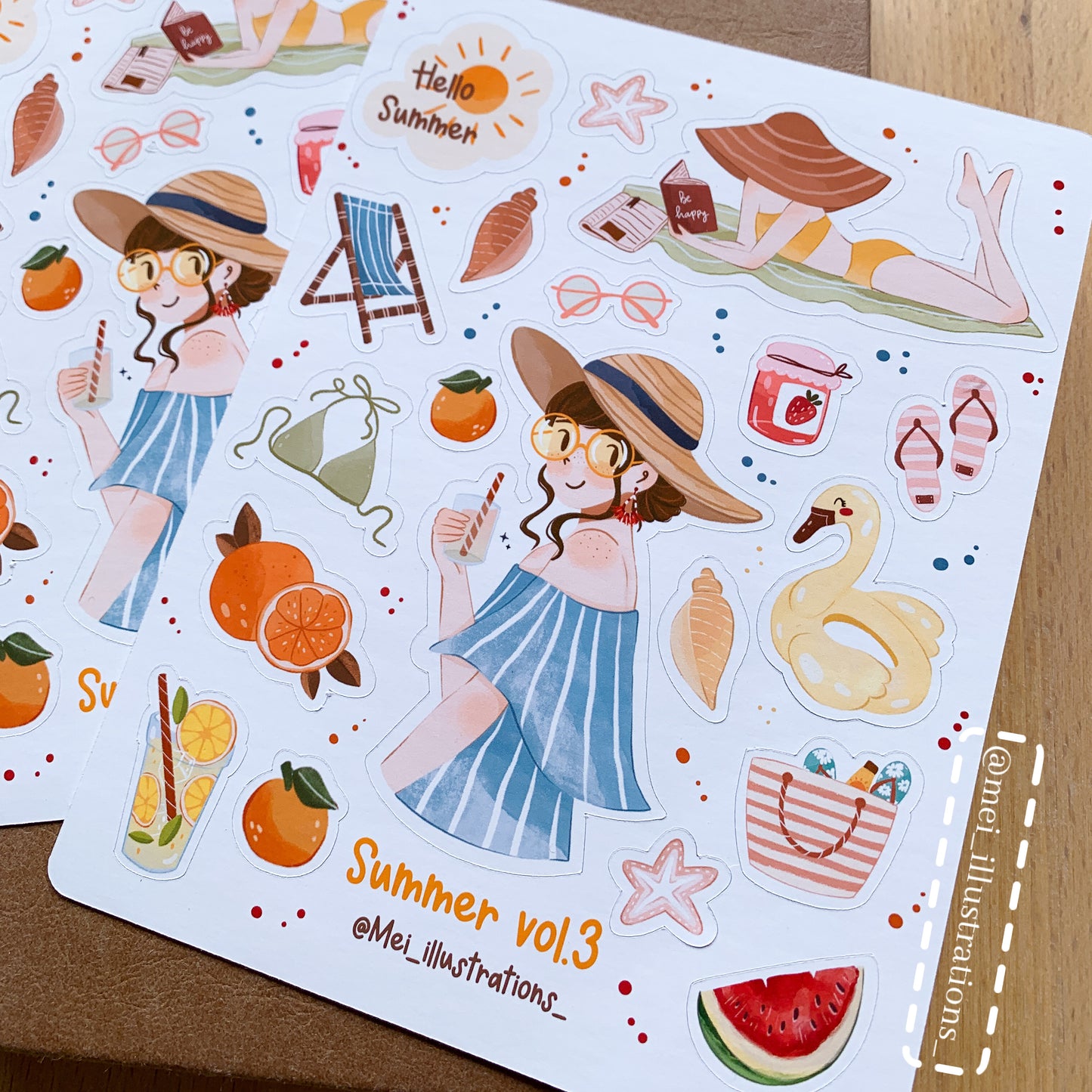 Summer vol.3 sticker sheet