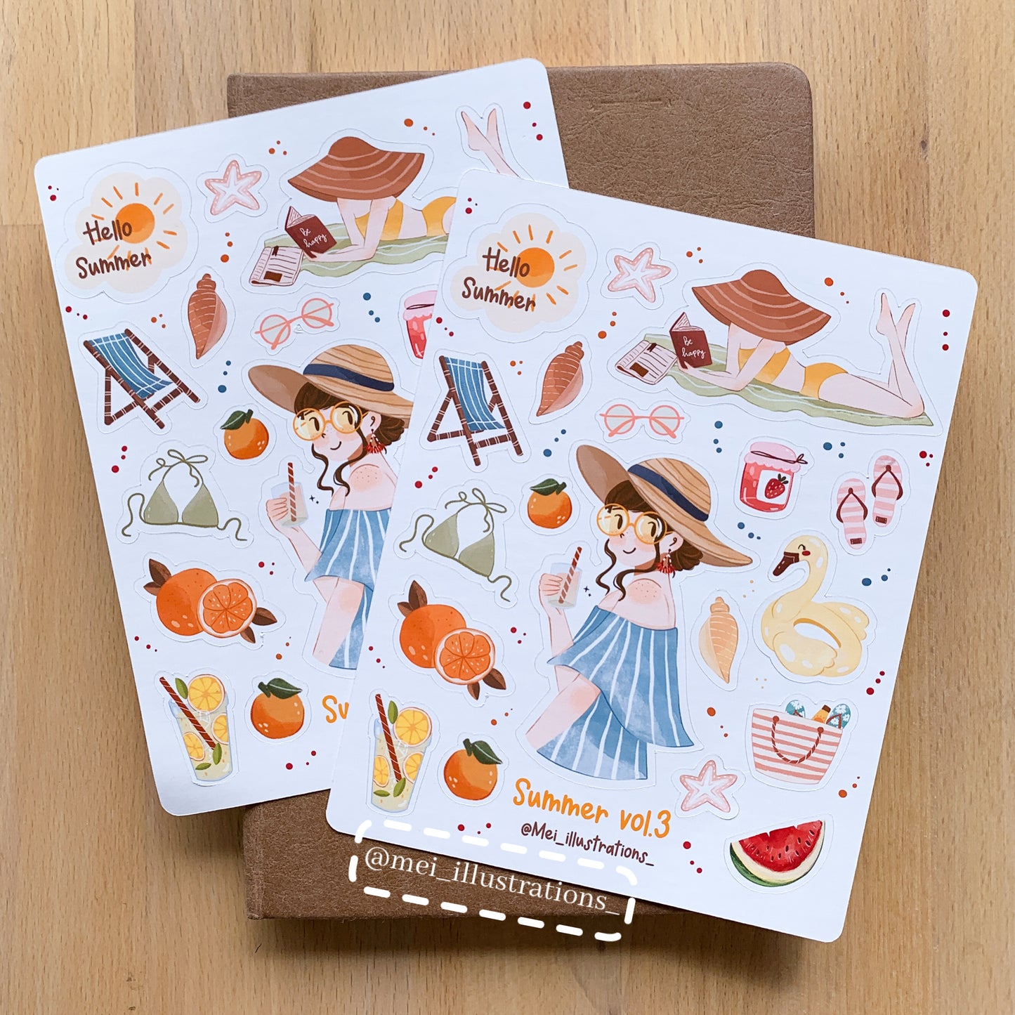Summer vol.3 sticker sheet