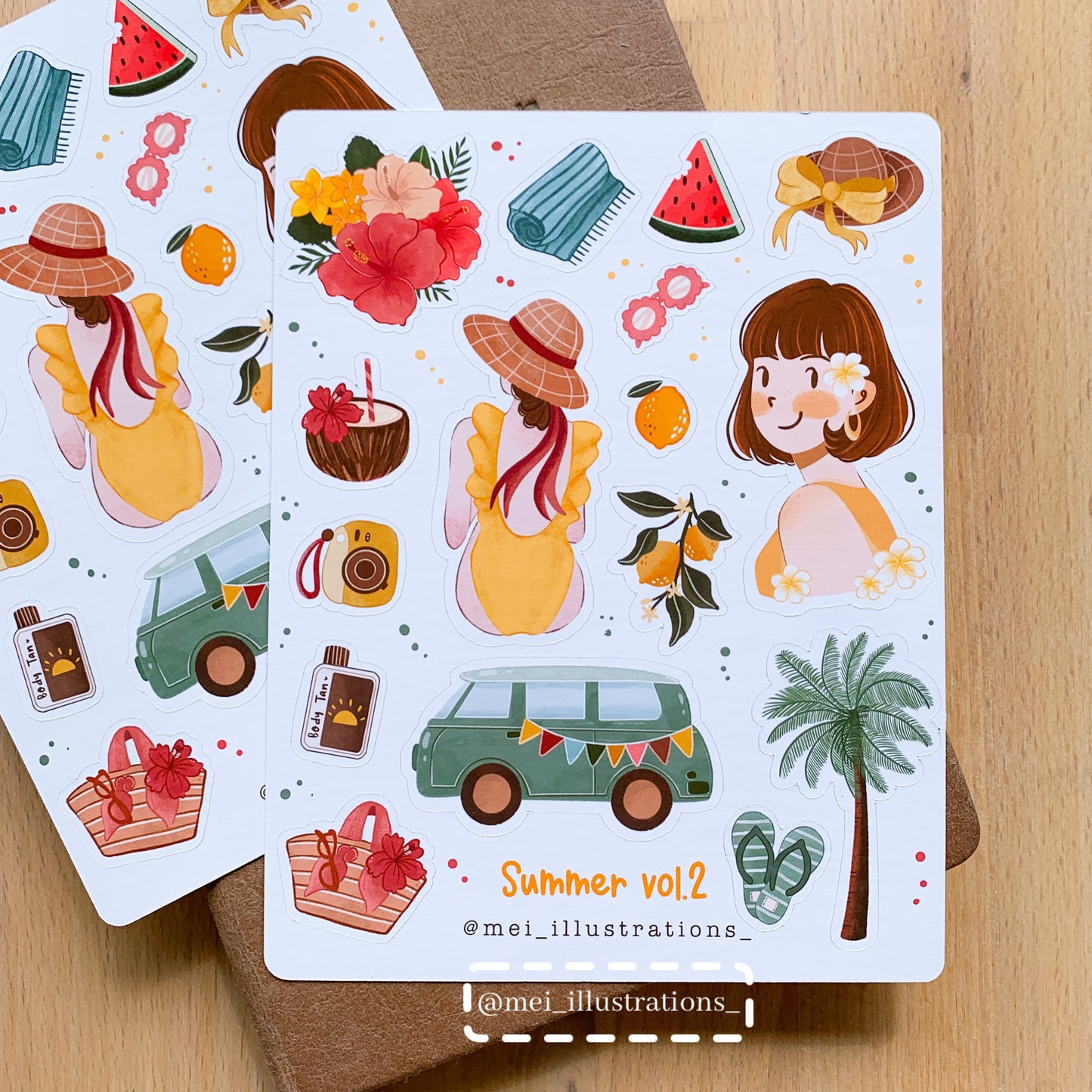 Summer vol.2 sticker sheet