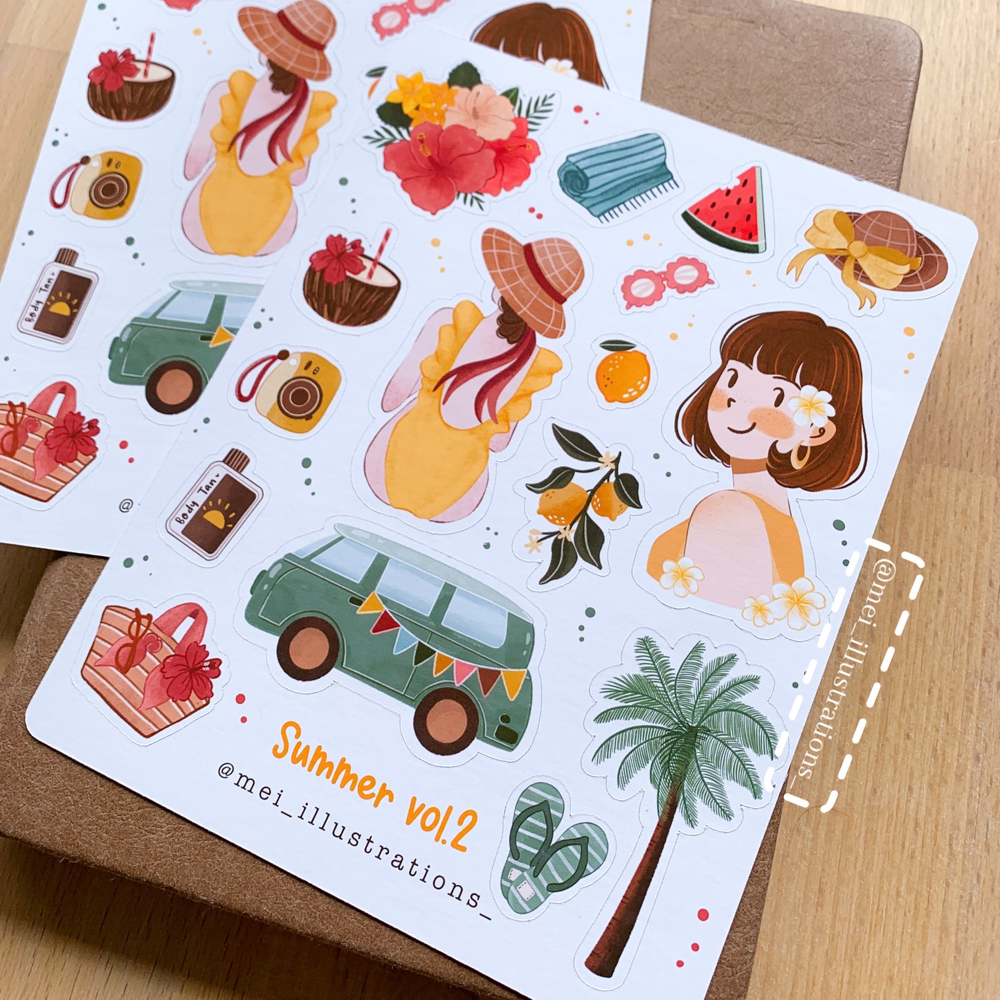Summer vol.2 sticker sheet