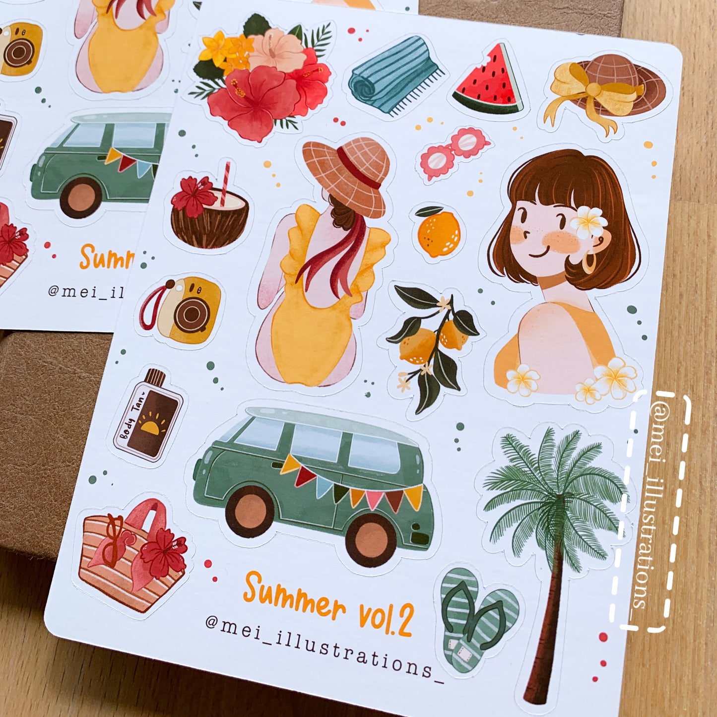 Summer vol.2 sticker sheet