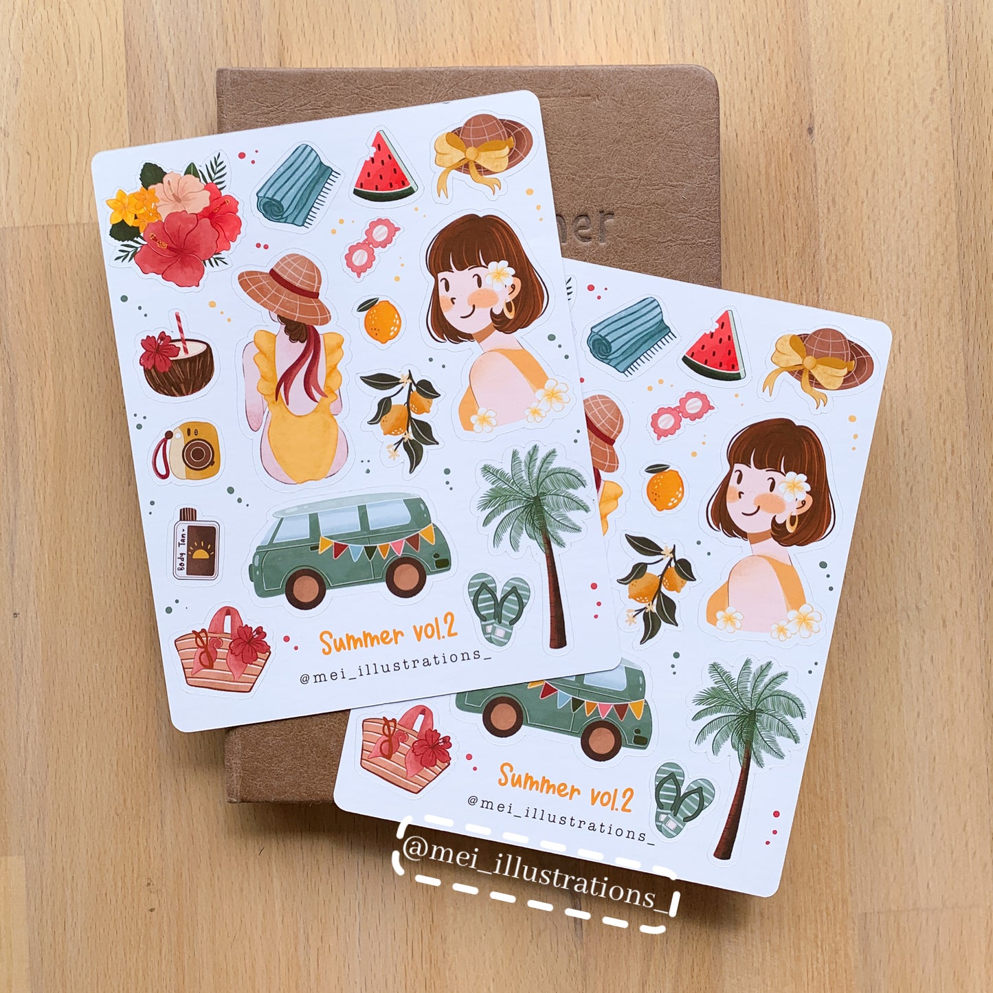 Summer vol.2 sticker sheet