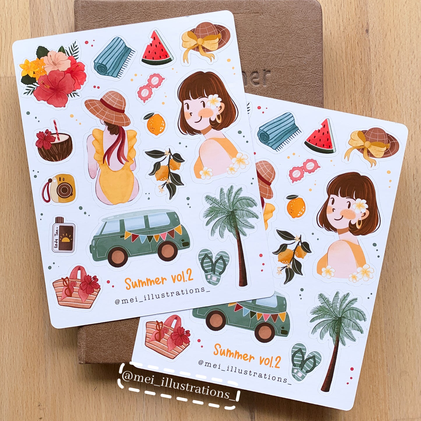 Summer vol.2 sticker sheet