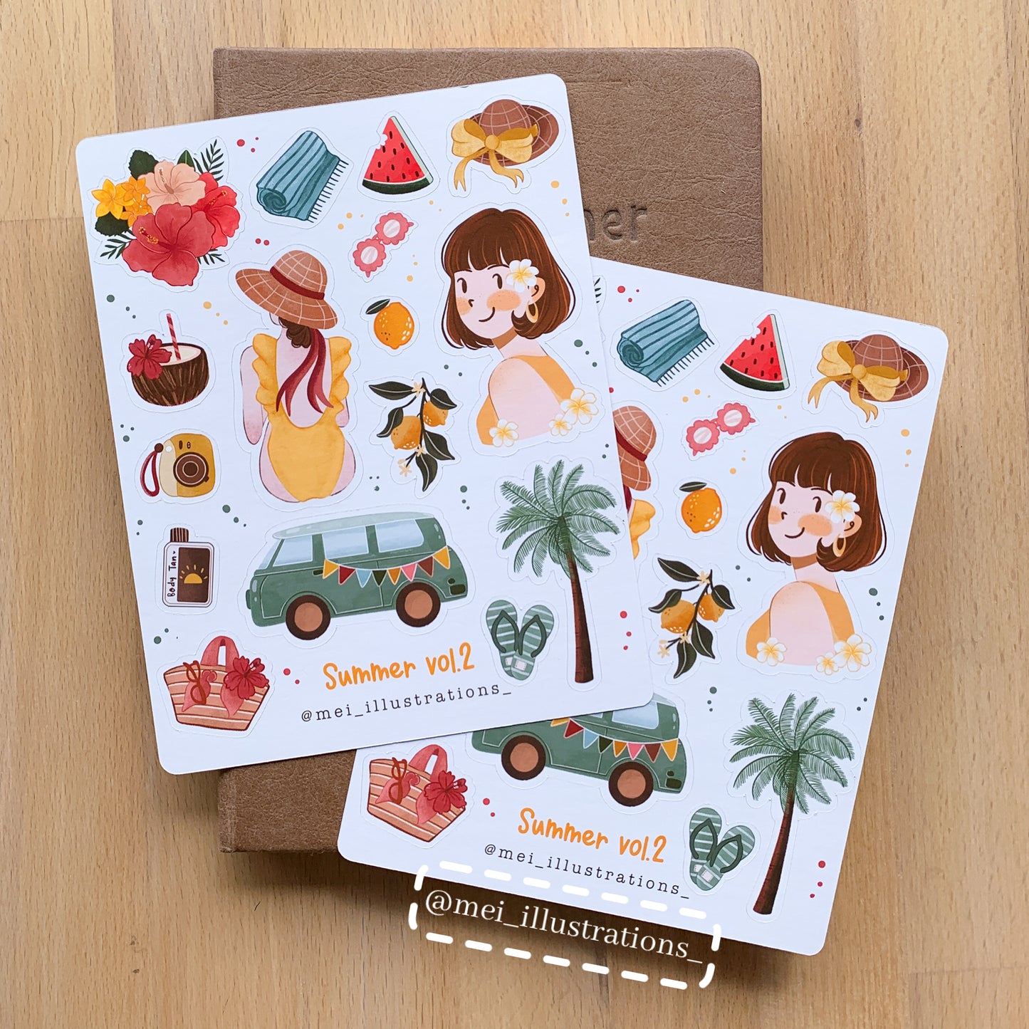 Summer vol.2 sticker sheet