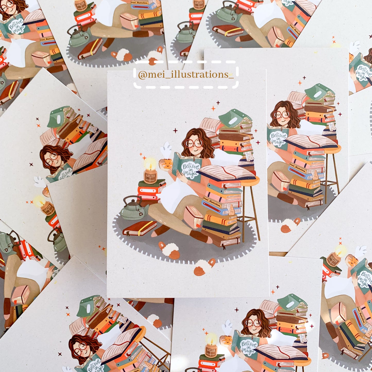 Bookworm - A6 print