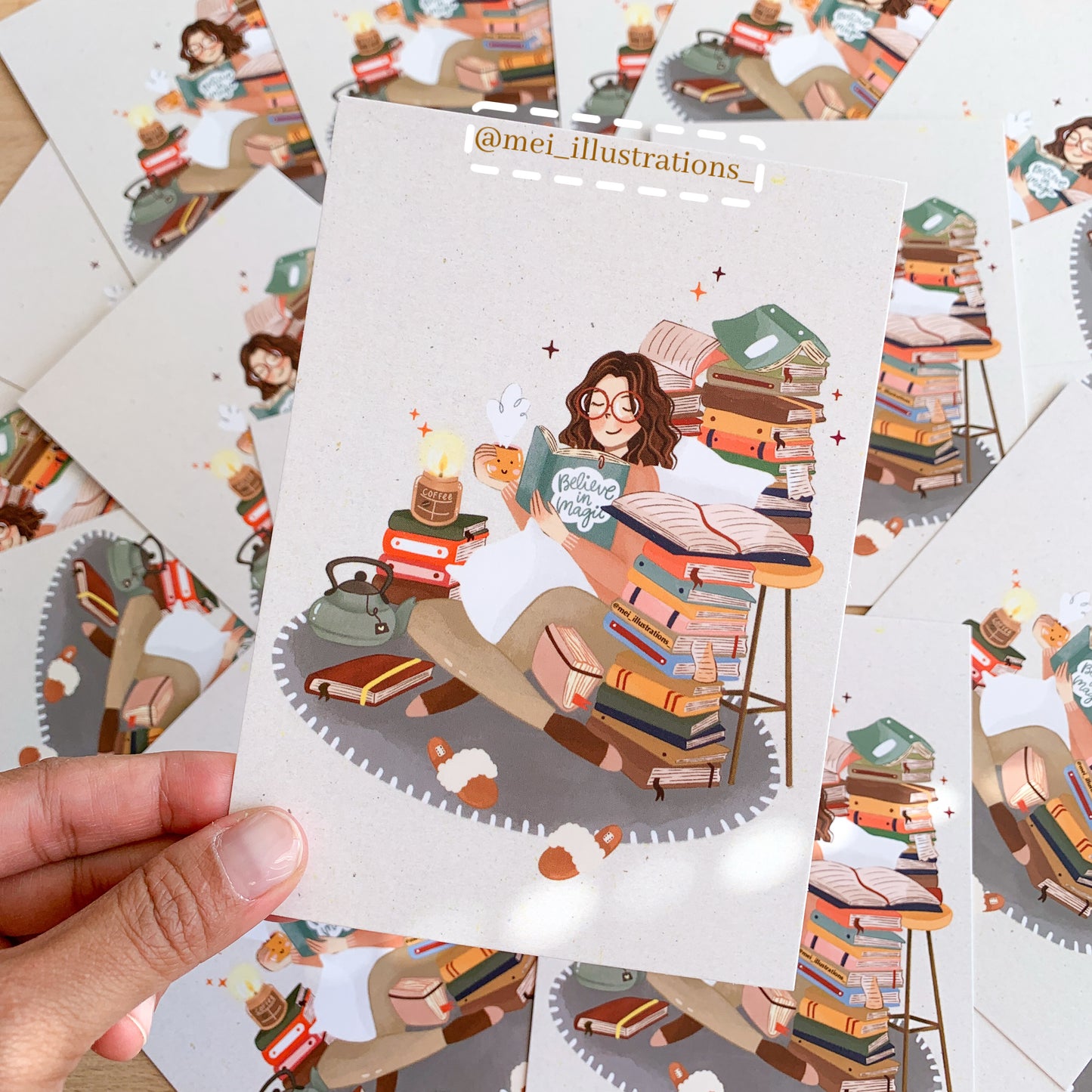 Bookworm - A6 print