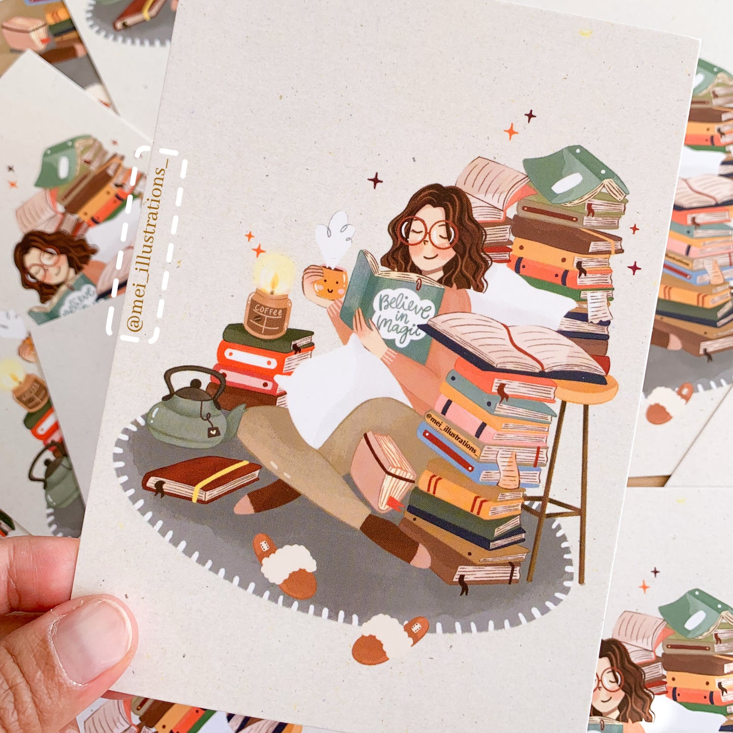 Bookworm - A6 print