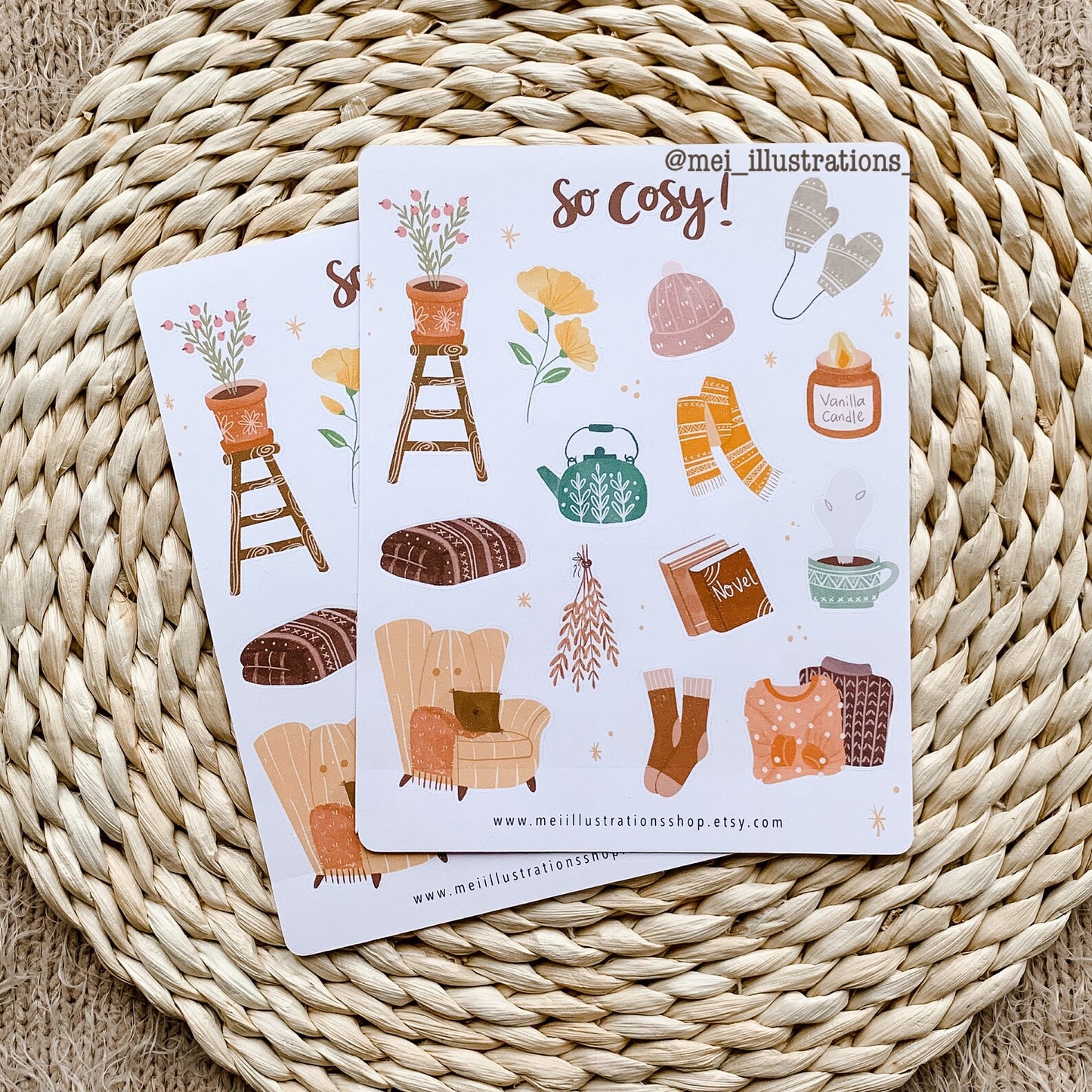 Cosy vol.1 sticker sheet