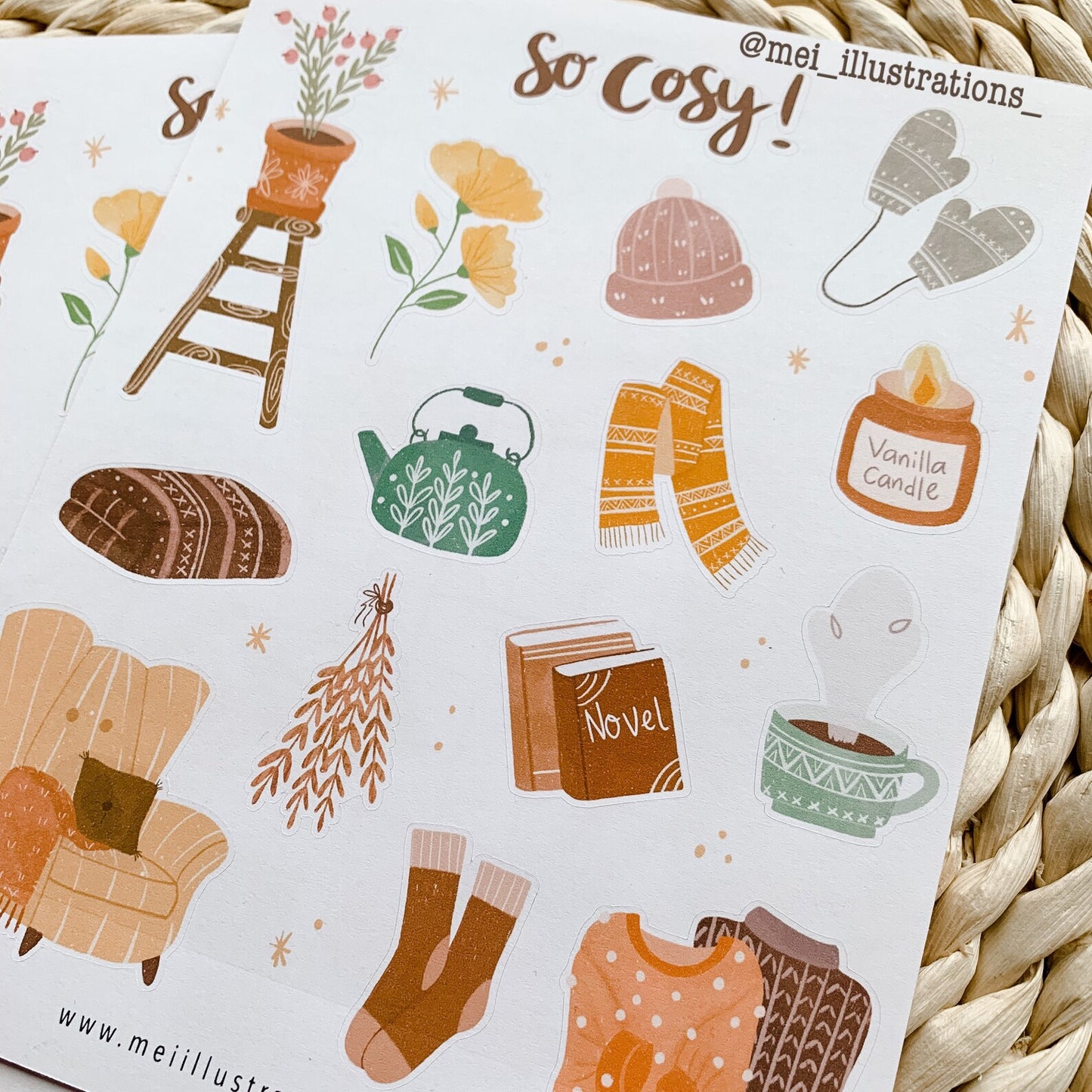 Cosy vol.1 sticker sheet