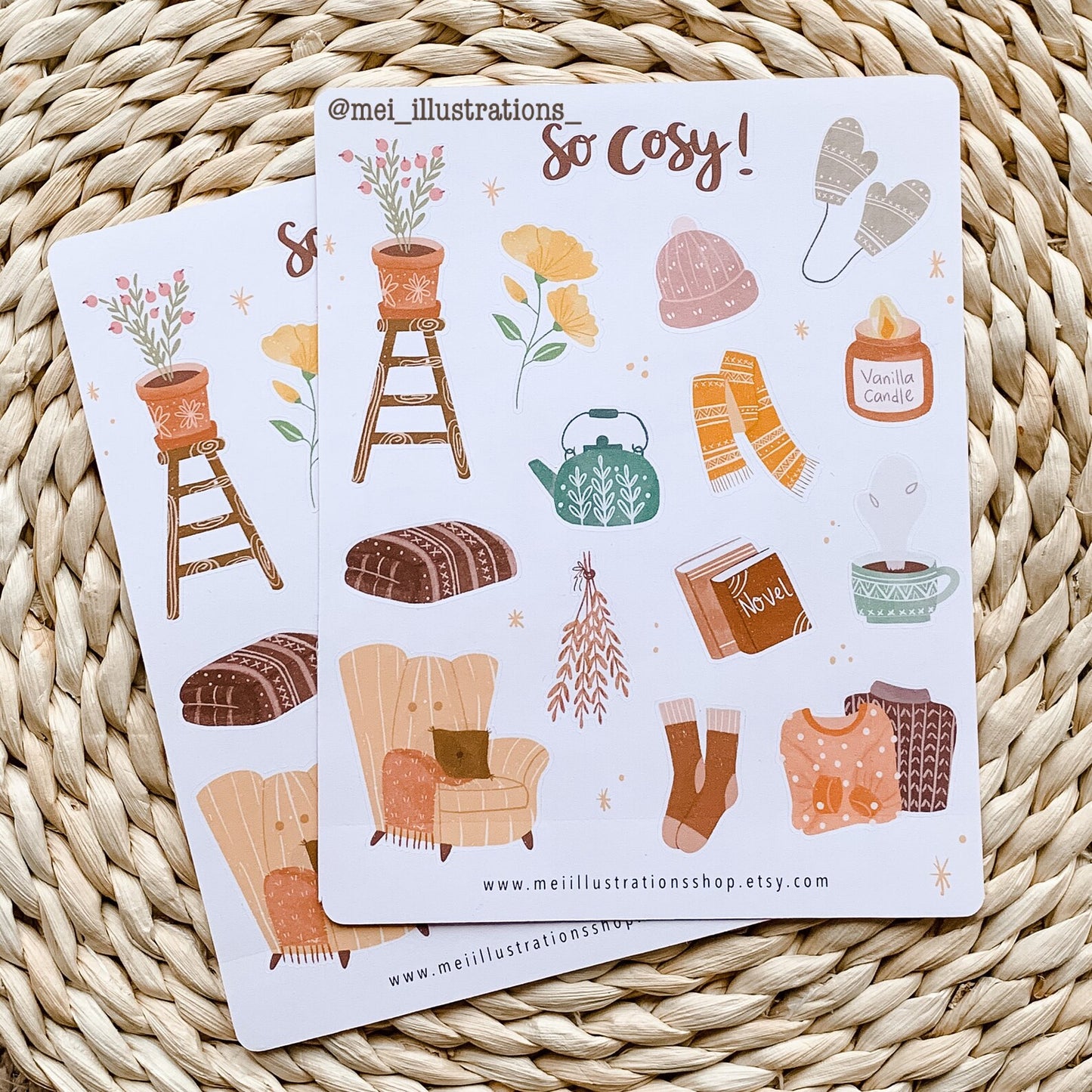 Cosy vol.1 sticker sheet