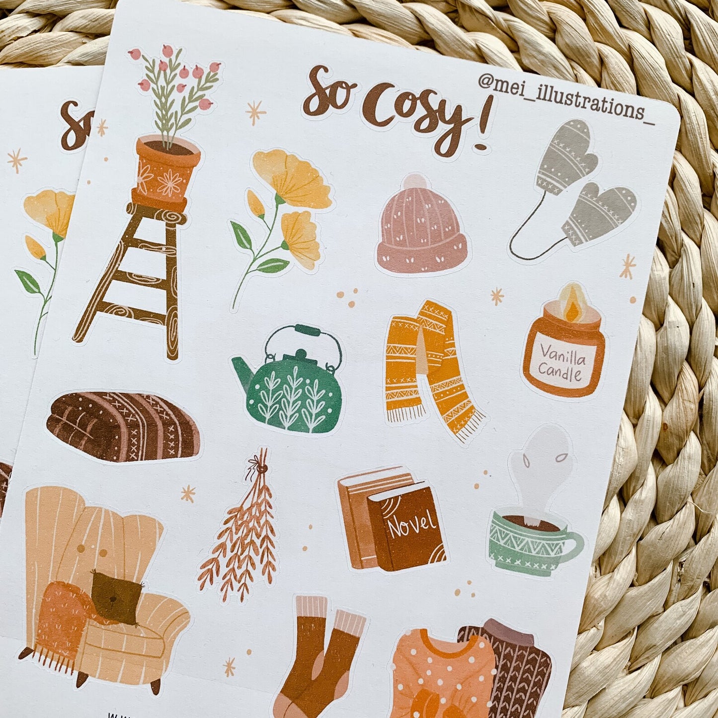 Cosy vol.1 sticker sheet