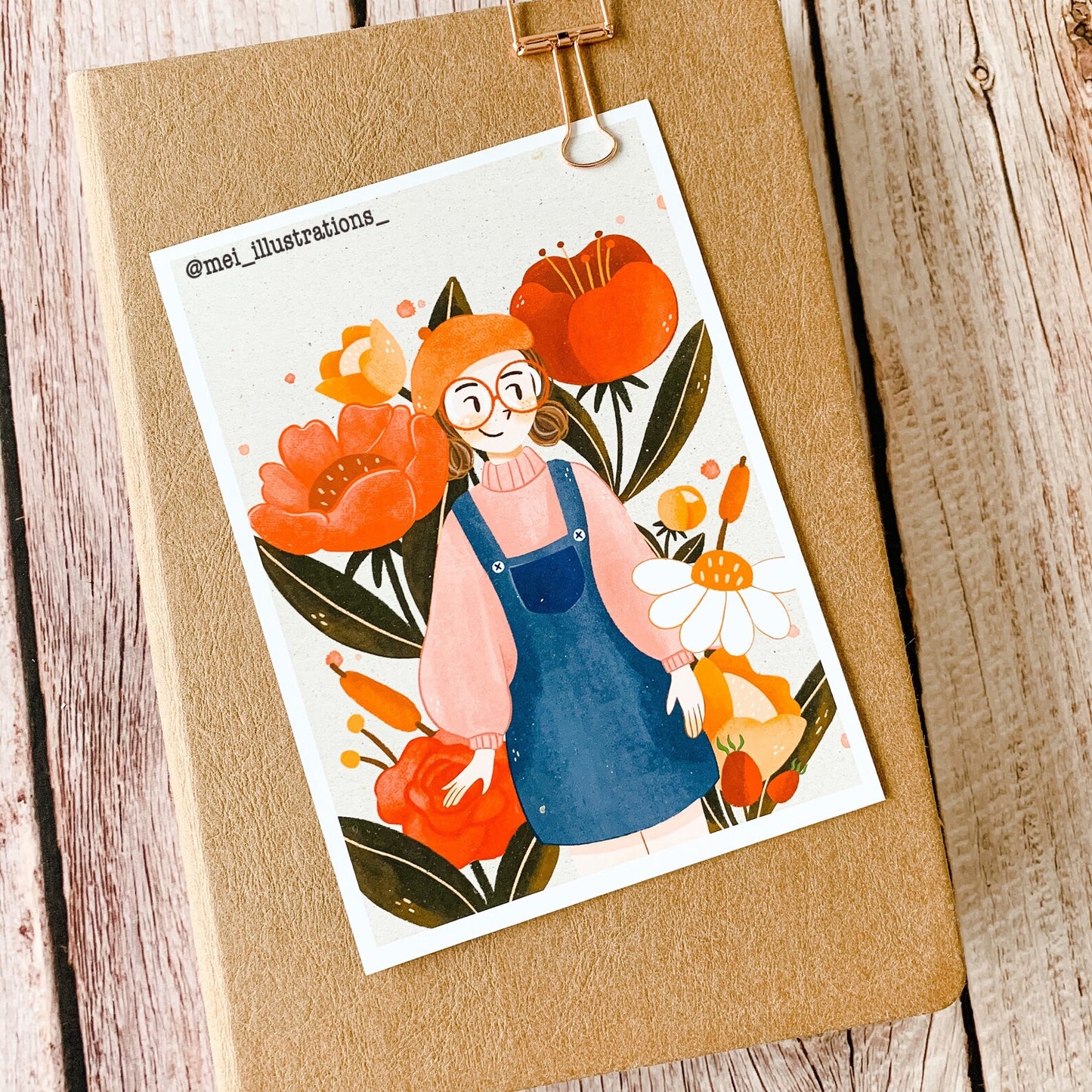 Flower girl series vol.5 art print
