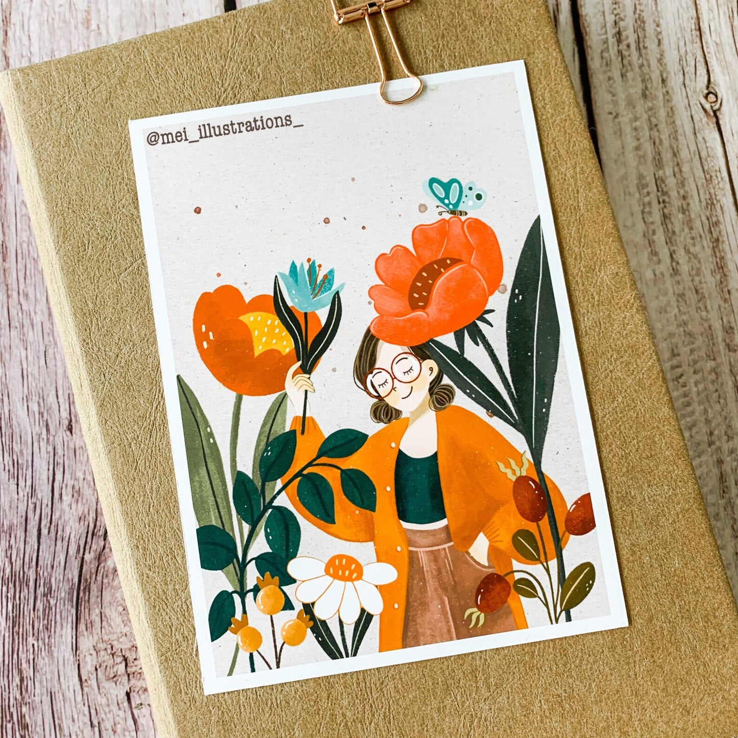 Flower girl series vol.1 art print