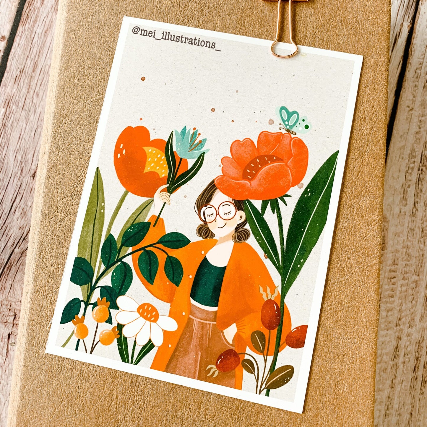Flower girl series vol.1 art print