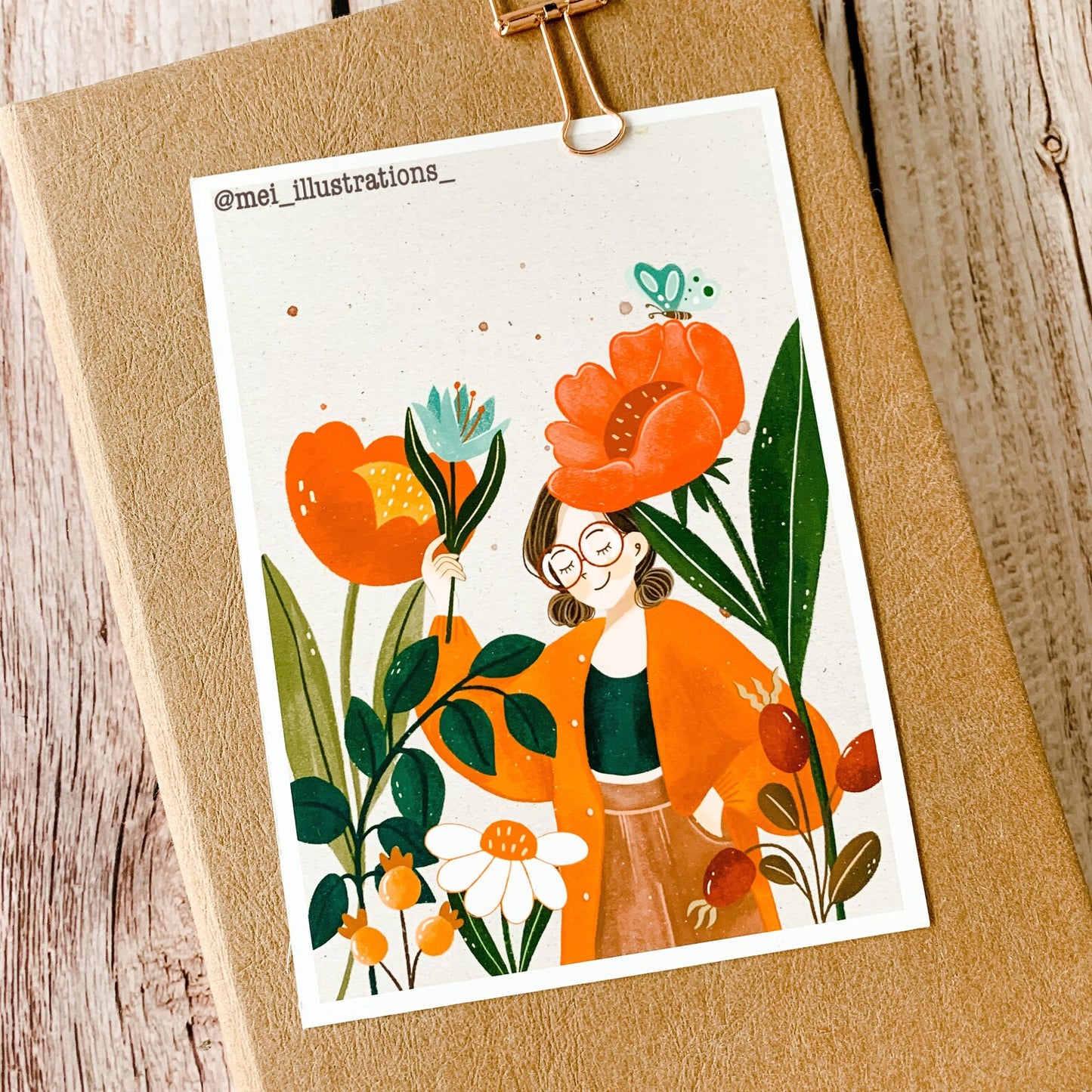 Flower girl series vol.1 art print