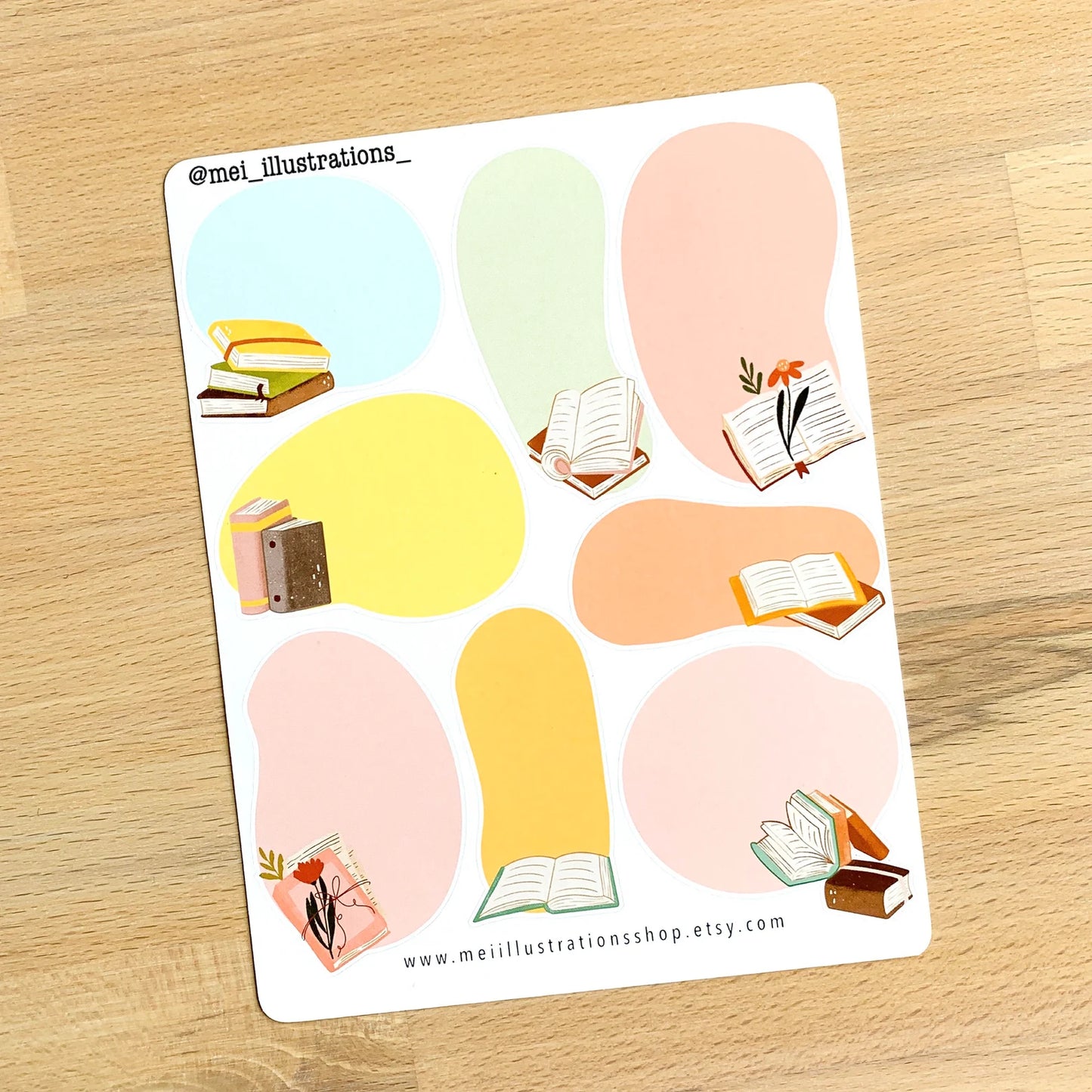 Book pebble vol.1 sticker sheet