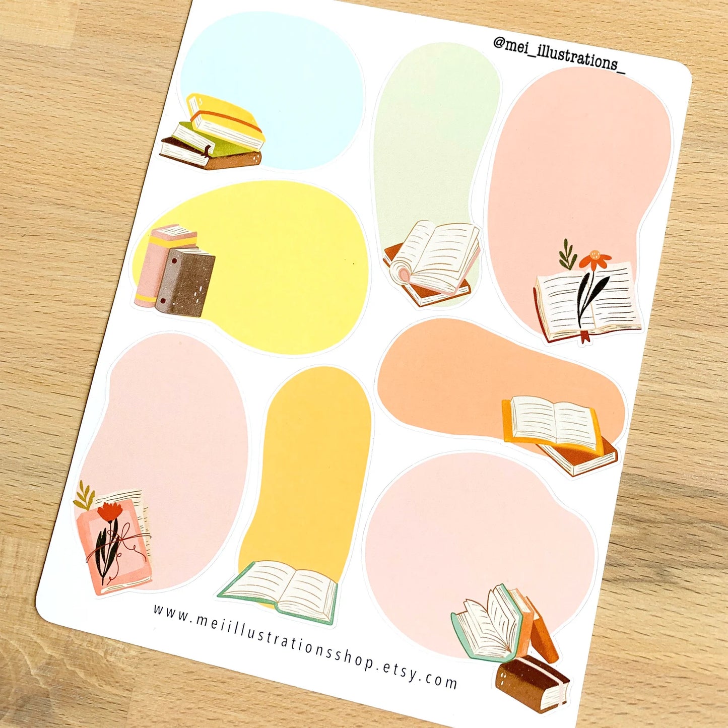 Book pebble vol.1 sticker sheet