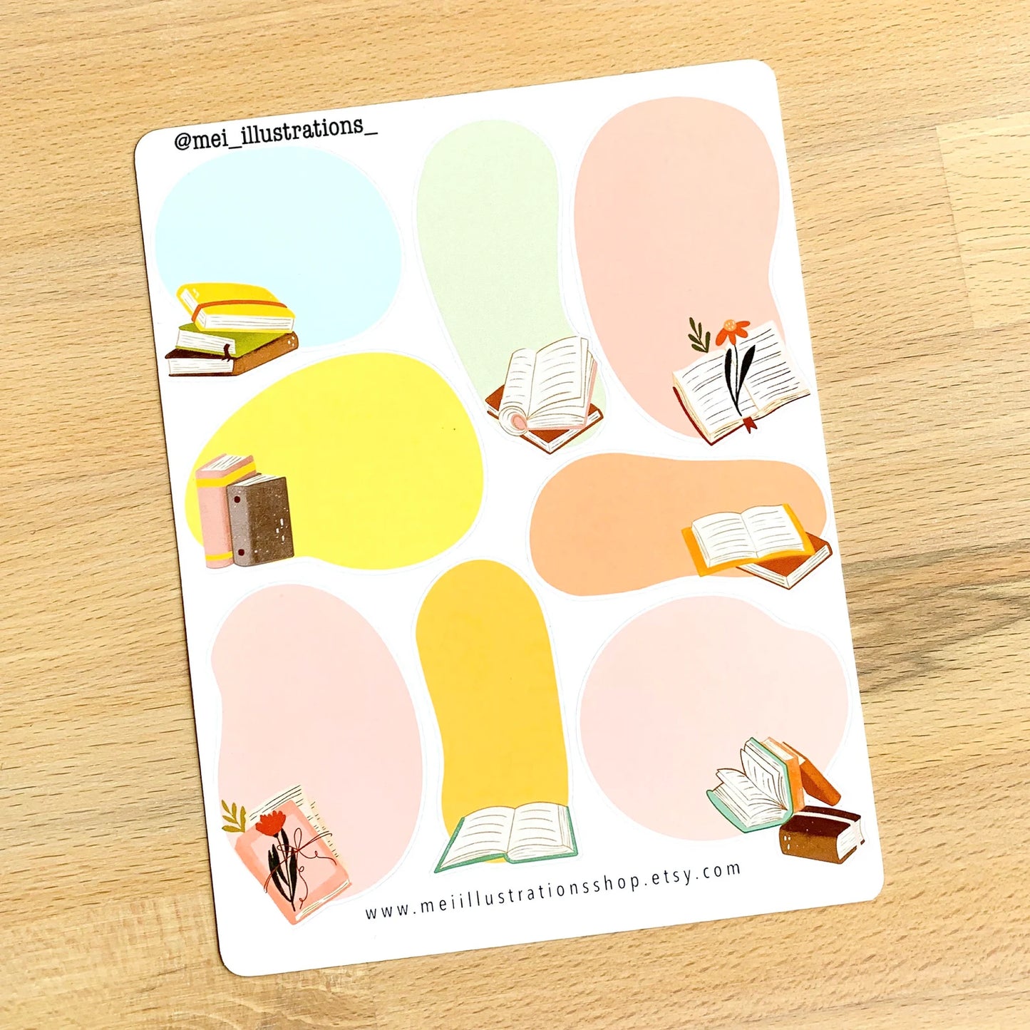 Book pebble vol.1 sticker sheet