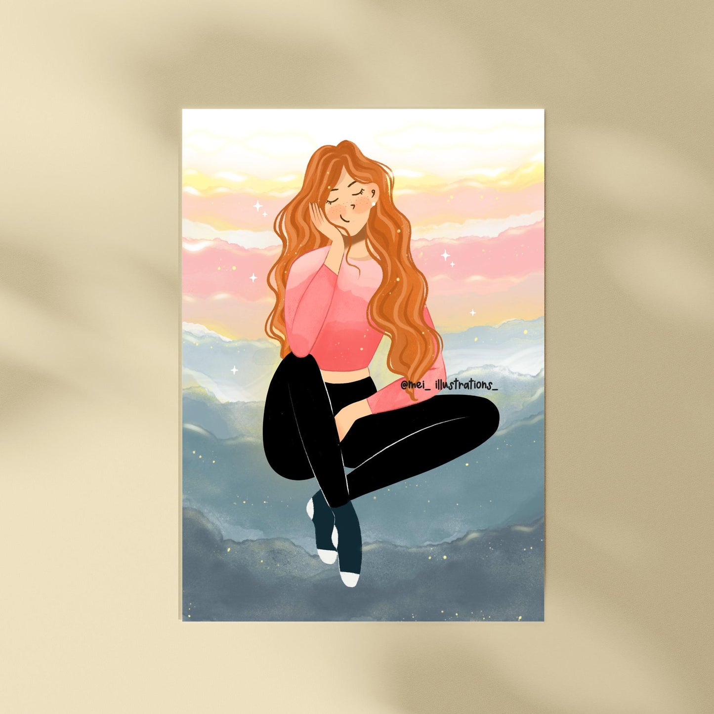 Day dreaming art print