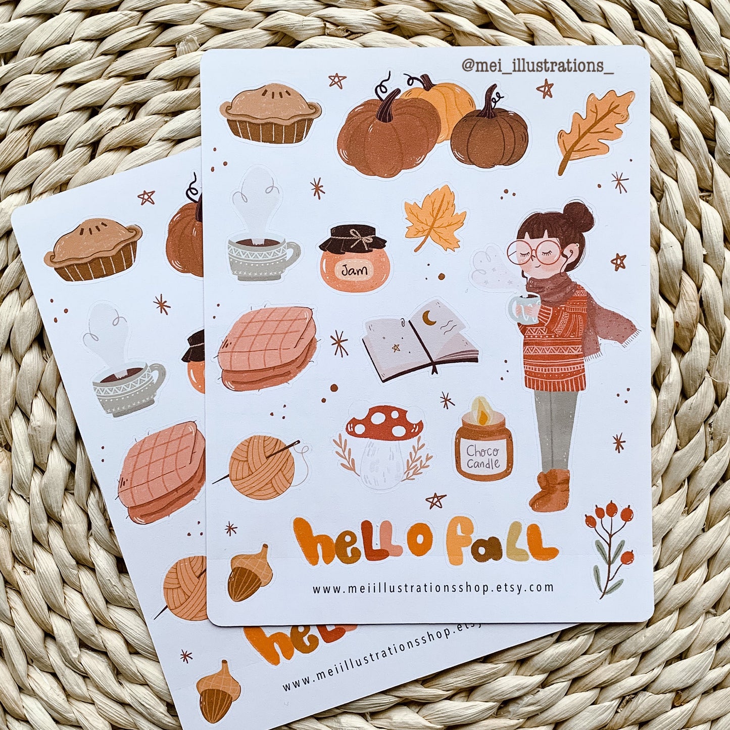 Fall vol.1 Sticker sheet