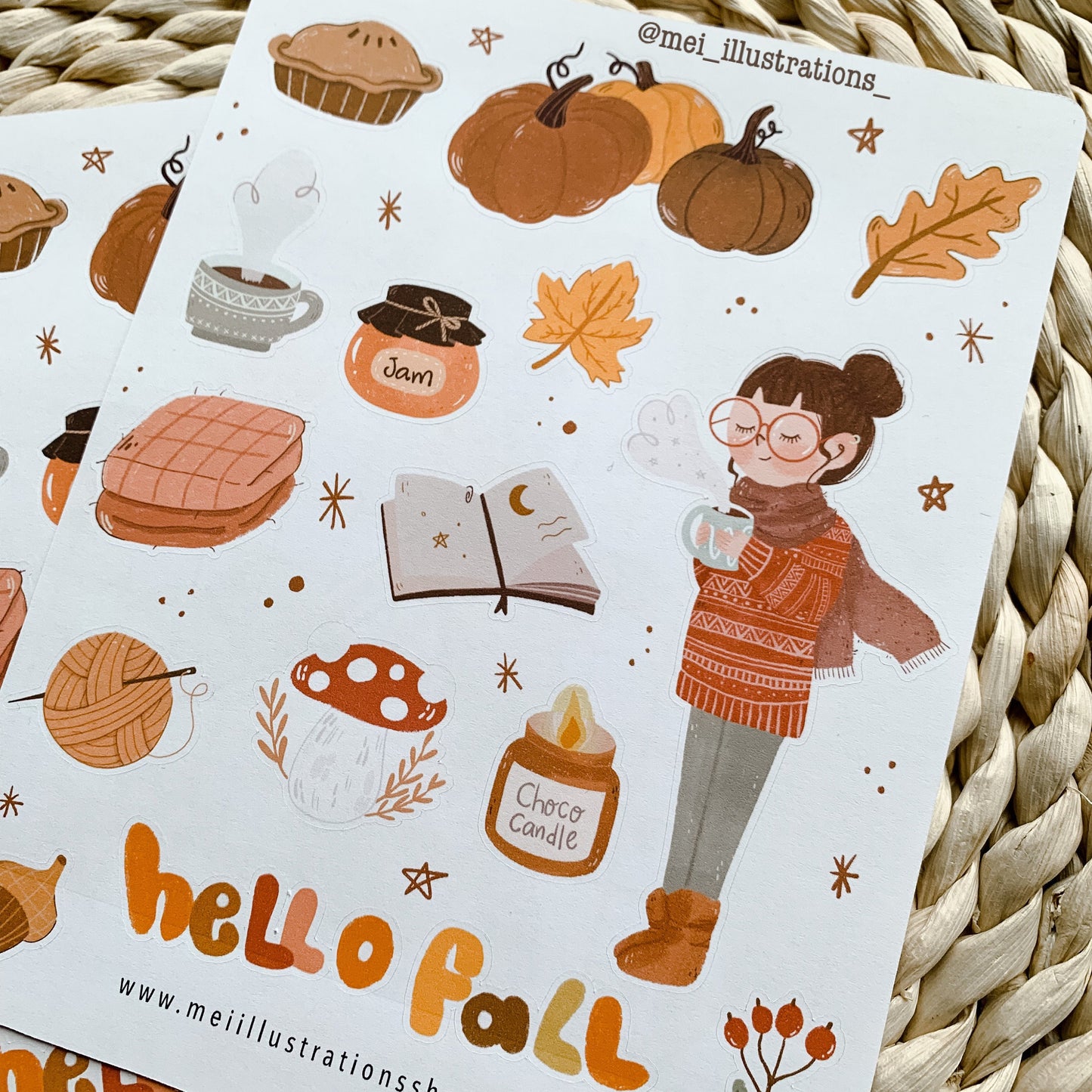 Fall vol.1 Sticker sheet
