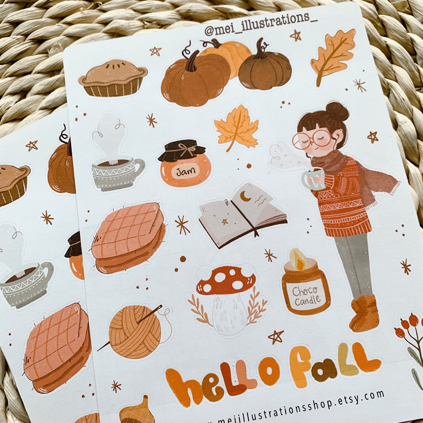 Fall vol.1 Sticker sheet