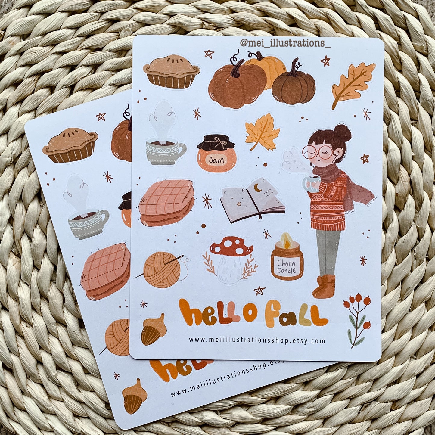 Fall vol.1 Sticker sheet