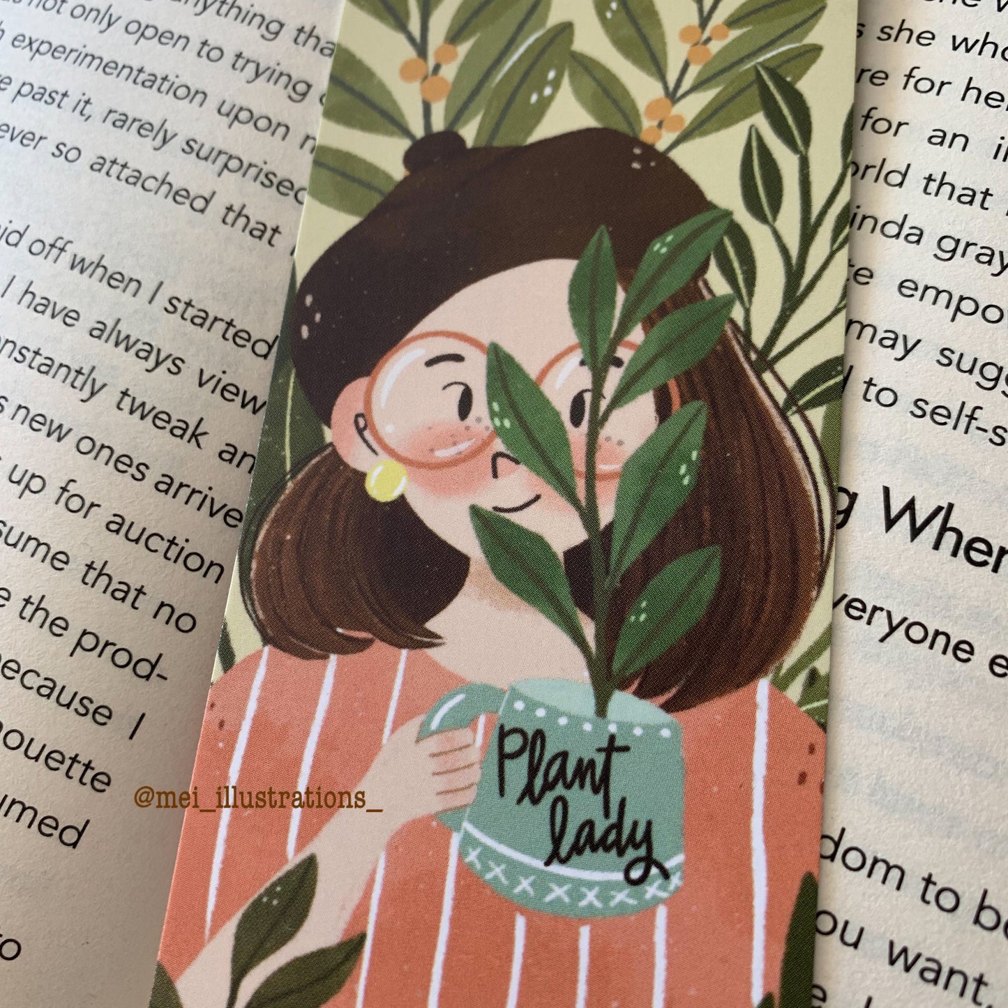 Plant lady bookmark