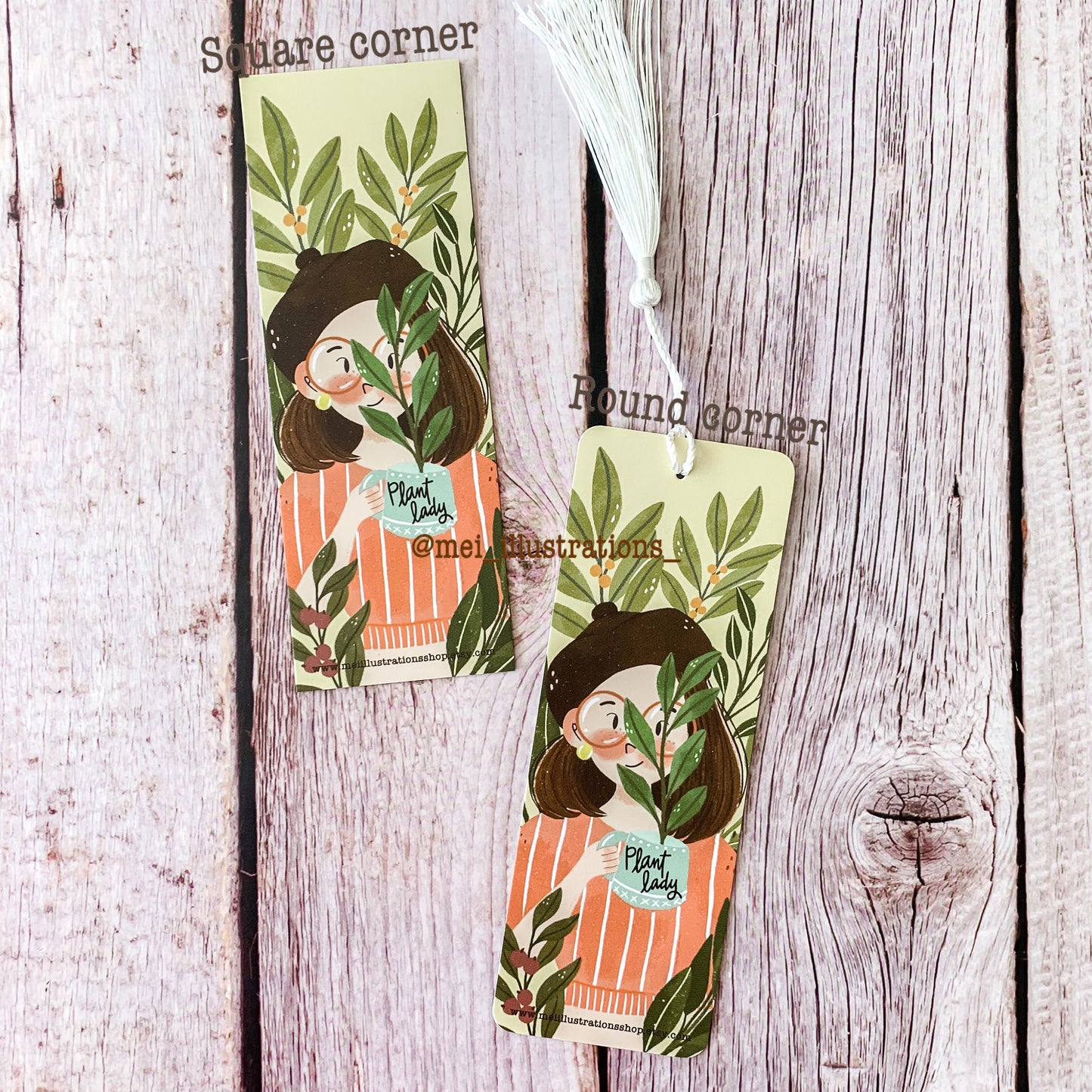 Plant lady bookmark