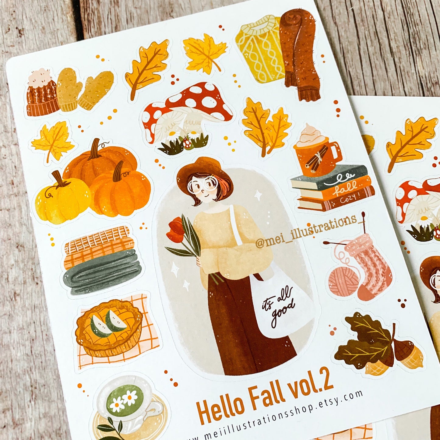 Autumn vol.2 Sticker sheet