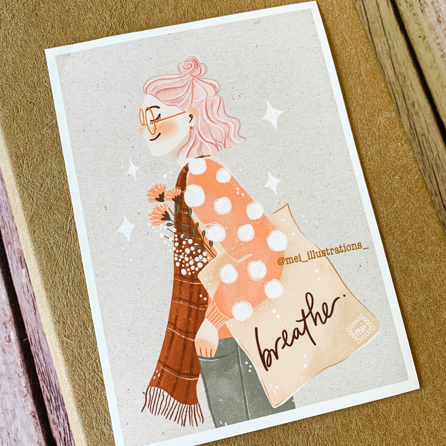 Breathe art print
