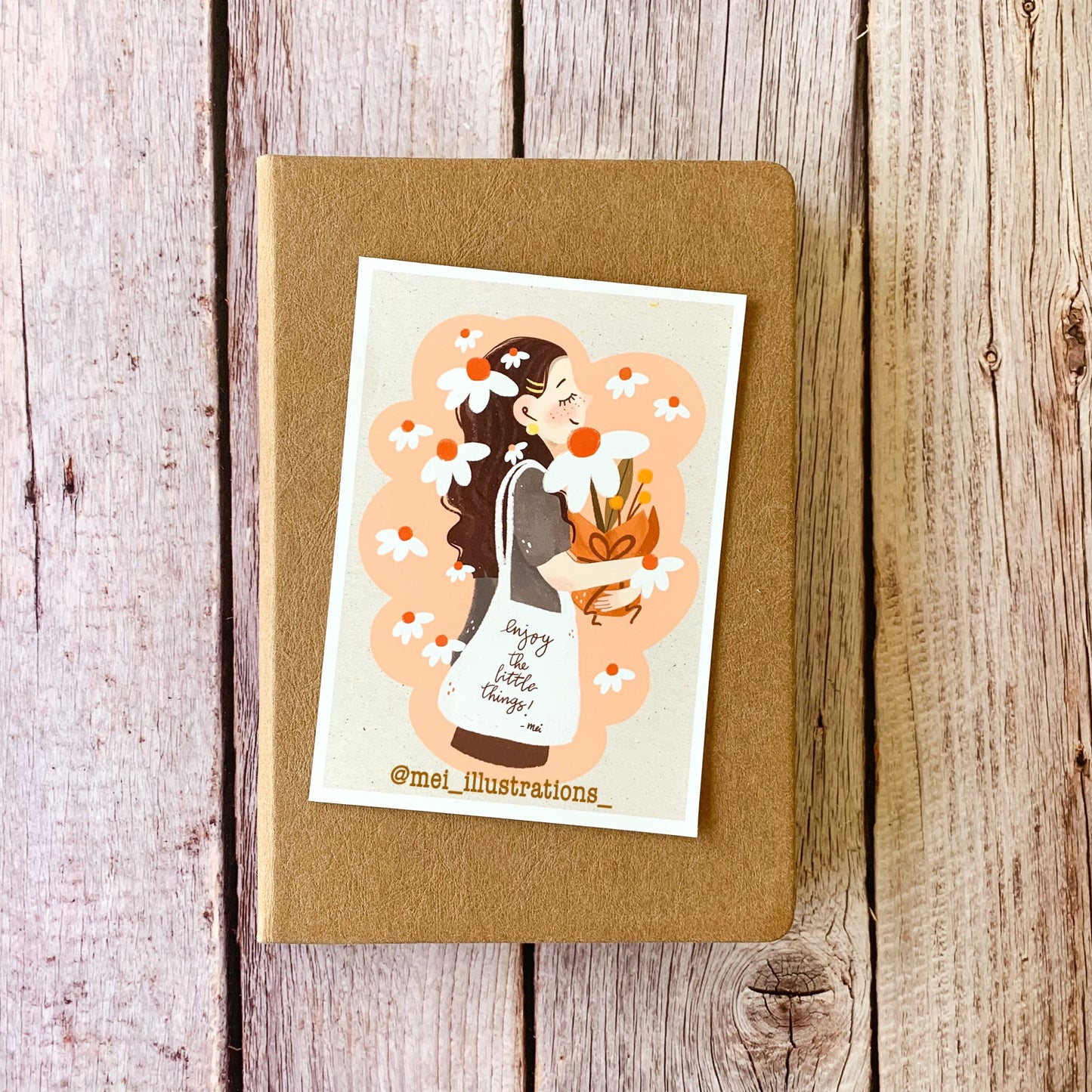 Enjoy little things art print