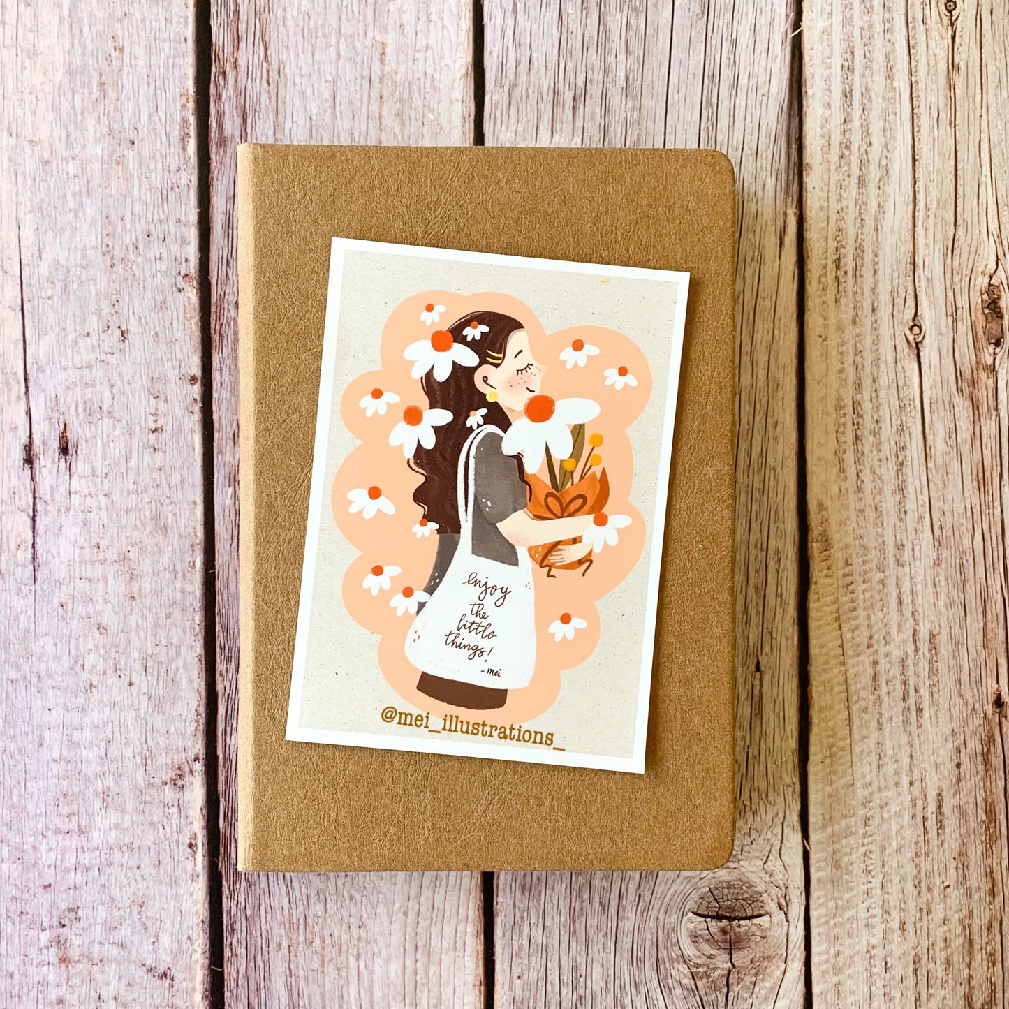 Enjoy little things art print