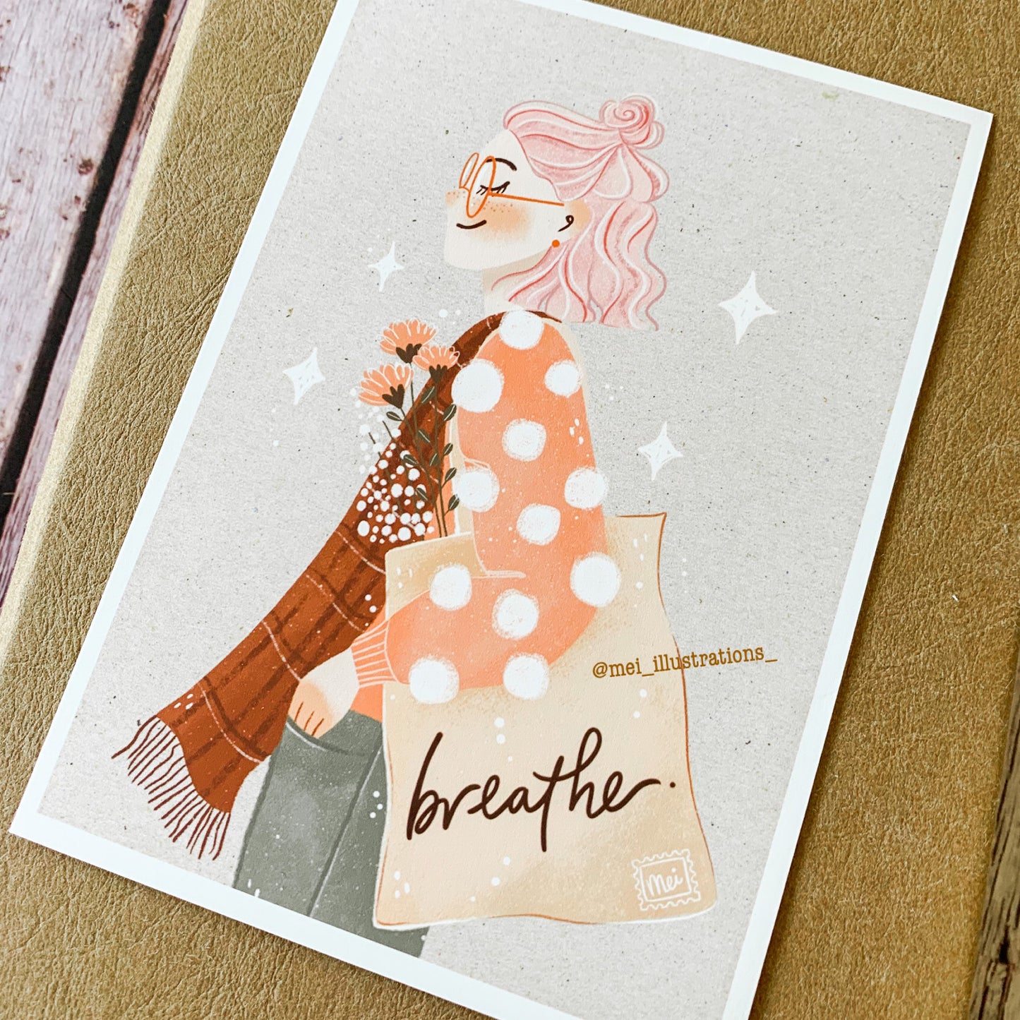 Breathe art print