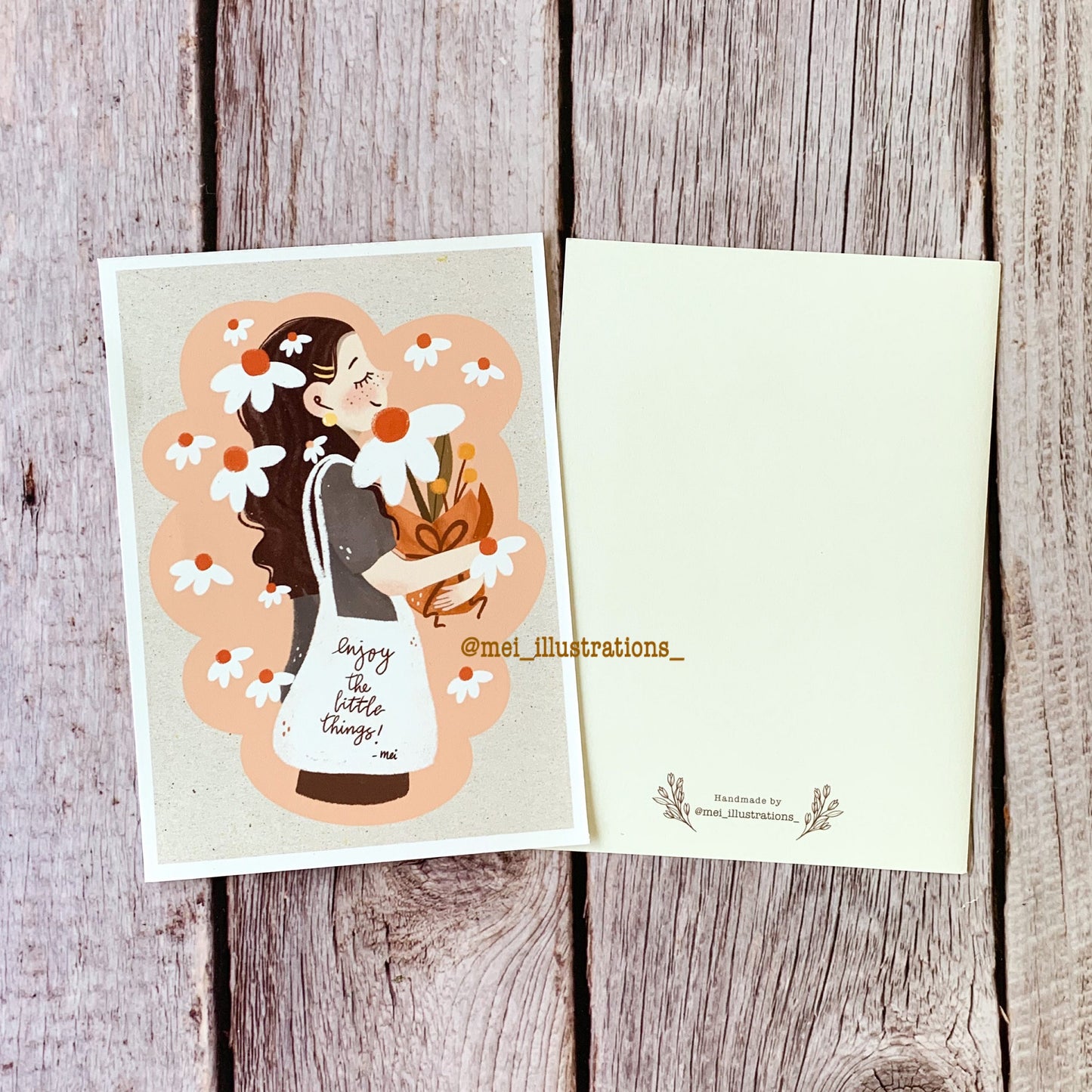 Enjoy little things art print