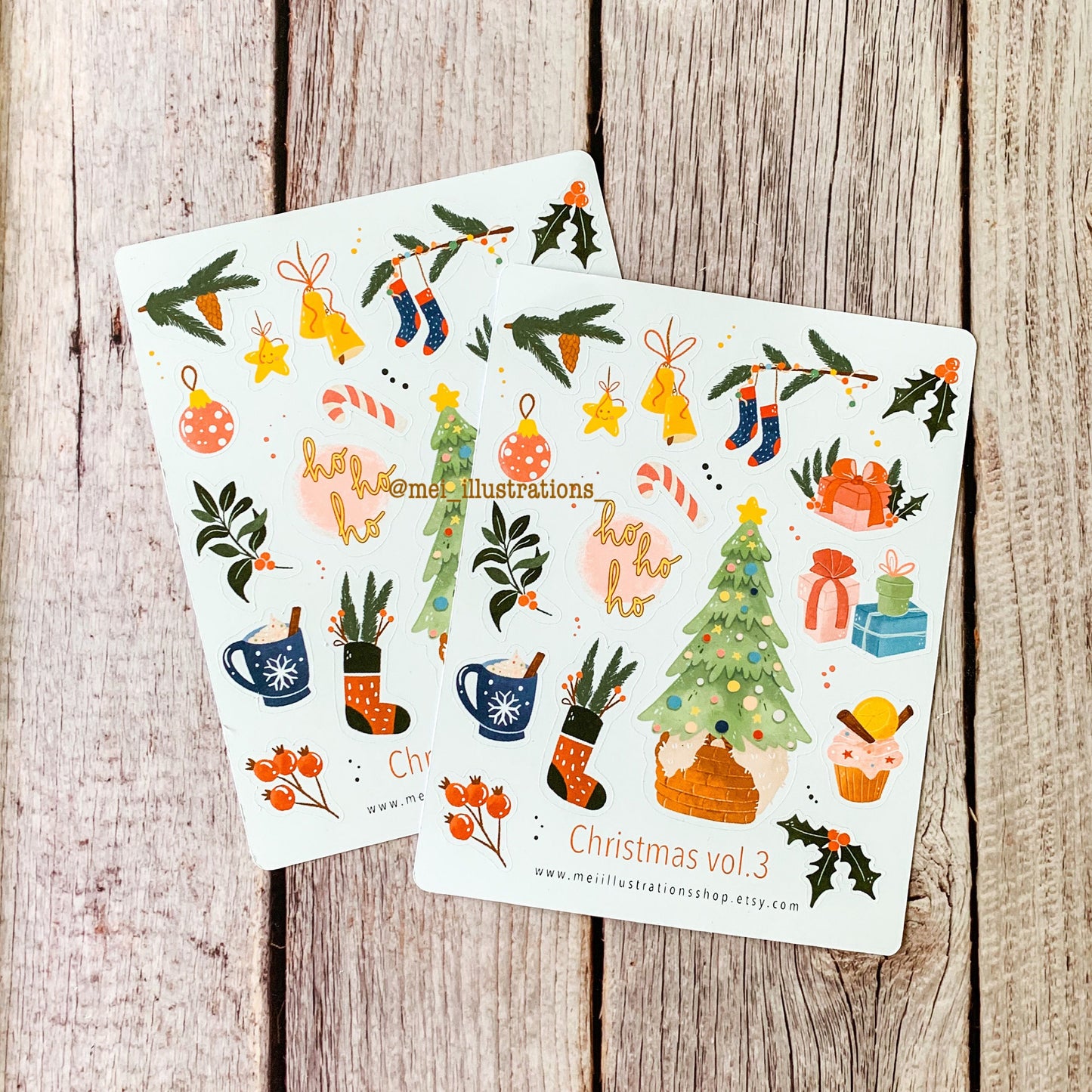 Christmas vol.3 sticker sheet