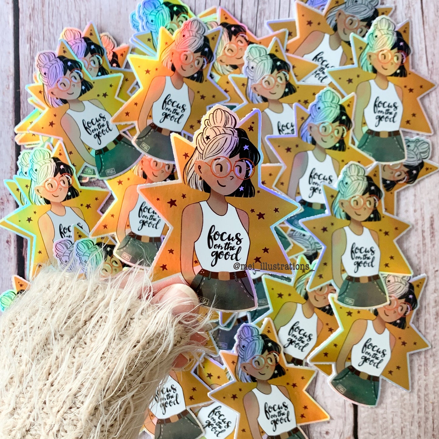Weatherproof sticker, Encouragement sticker, Quote sticker, Water bottle sticker, Holographic sticker, Laptop sticker, Encourage sticker