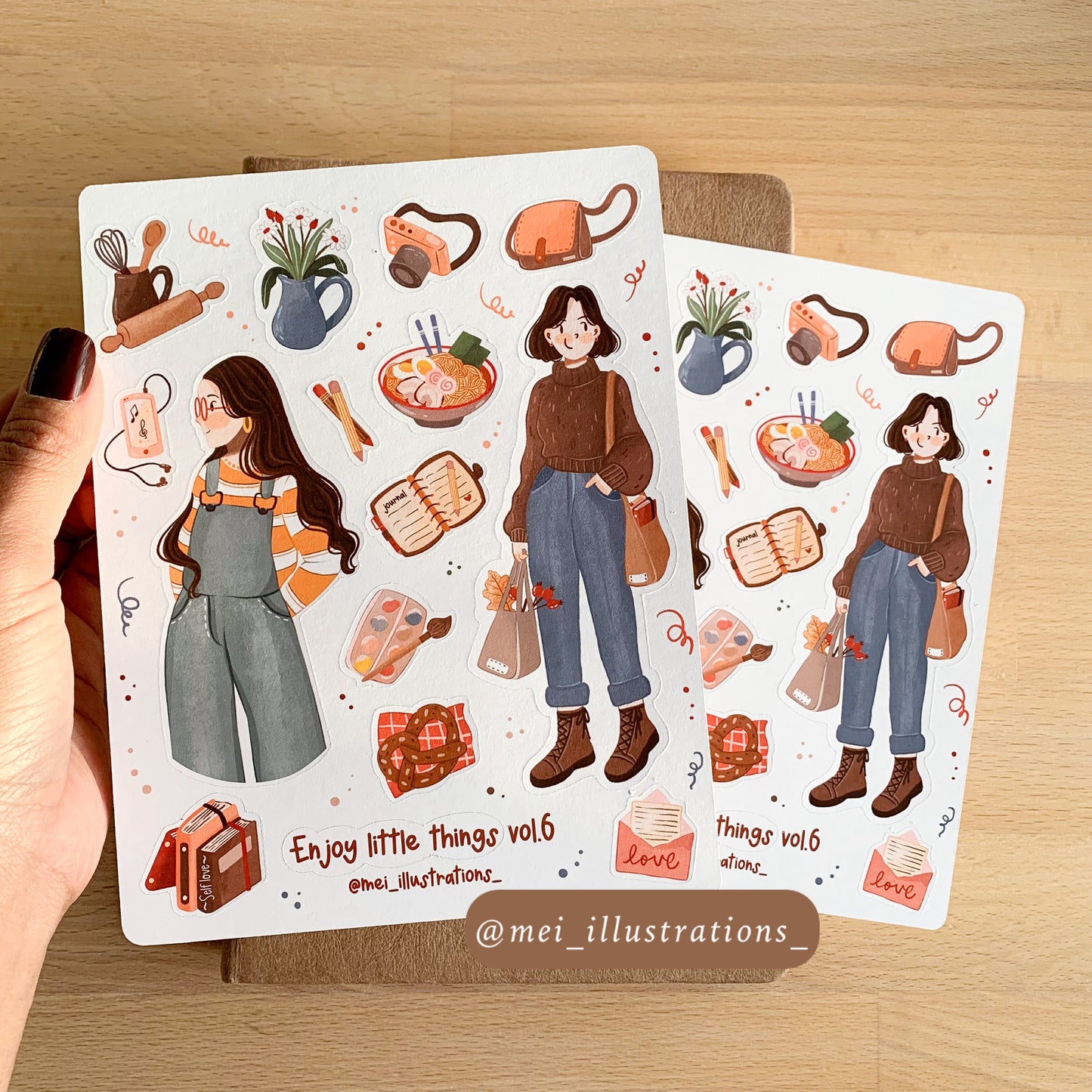 Enjoy little things vol.6 sticker sheet