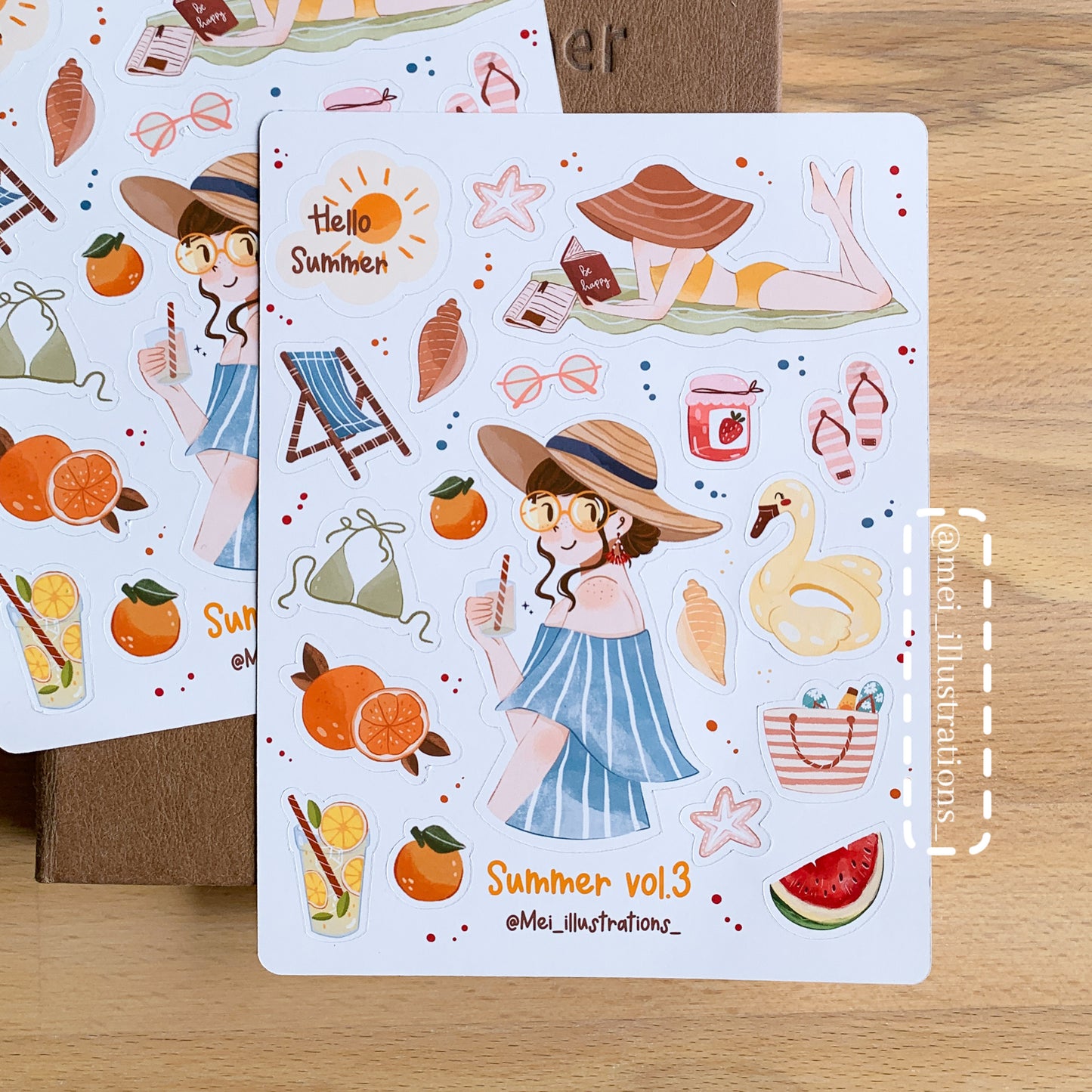 Summer vol.3 sticker sheet