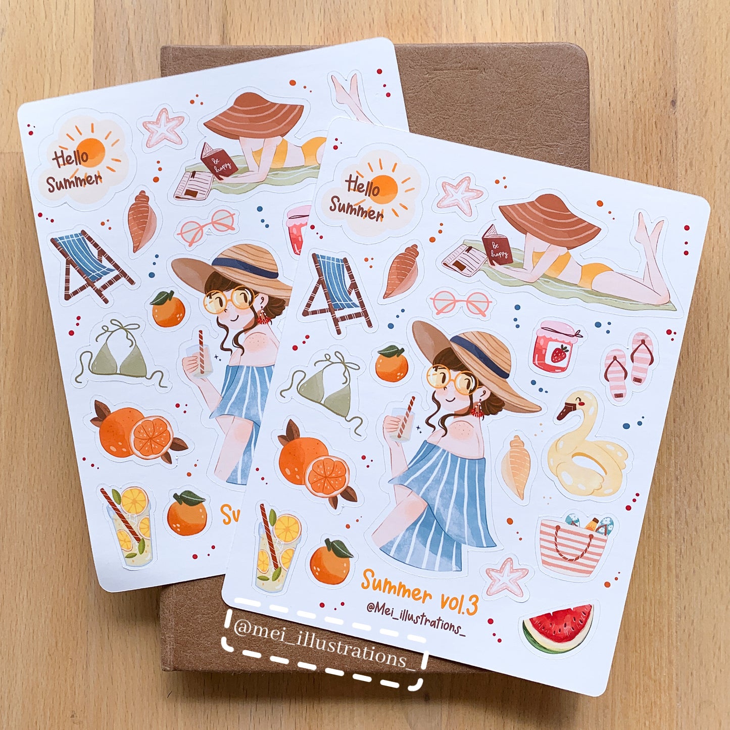 Summer vol.3 sticker sheet